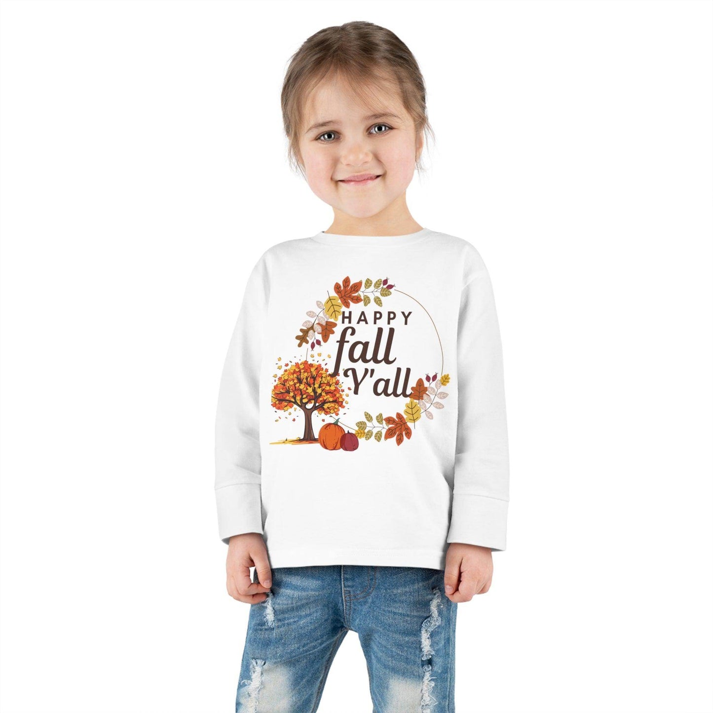 Kids Happy Fall Y'all Shirt Fall Shirt Kids Fall Gift Thanksgiving Gift Thanksgiving Outfit for Kids Halloween Shirt for Kids - Giftsmojo