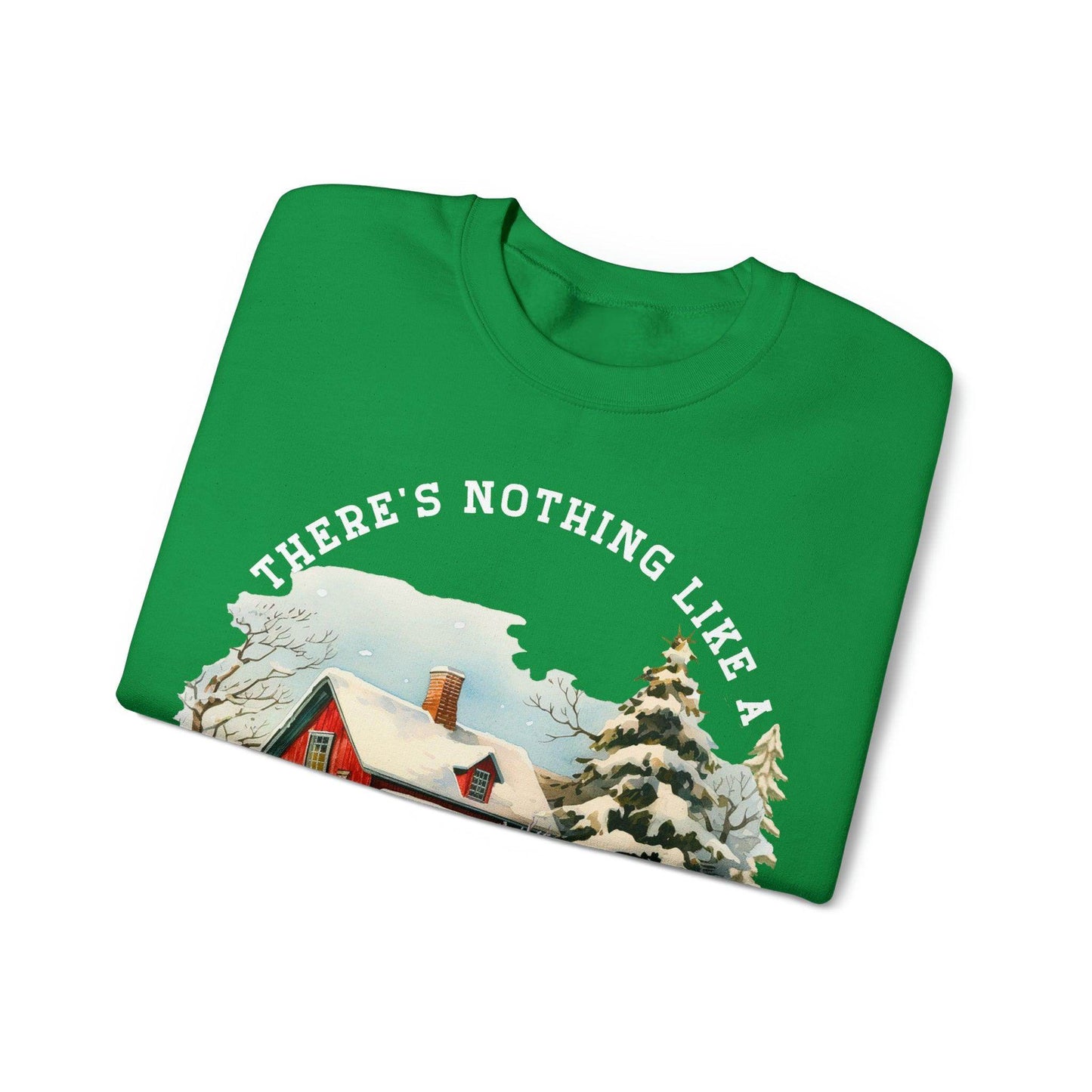 There's Nothing Like A Small Town Christmas Sweatshirt Christmas on The Farm Sweatshirt Mooey Christmas Farm Sweatshirt Christmas Sweater Trendy Christmas Shirt Farmers - Giftsmojo
