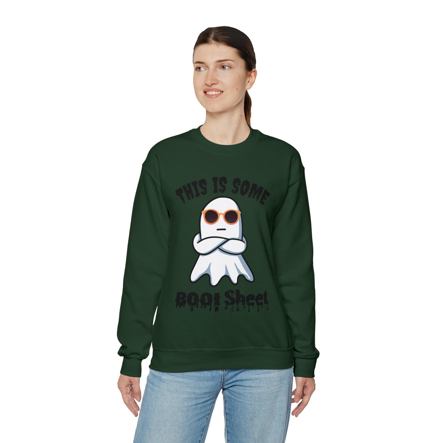 This Is Some Boo Sheet Funny HalloweenSweatshirt Funny Halloween Costume Spooky Season Tee Boo Ghost Sweatshirt Gift for Birthday Christmas