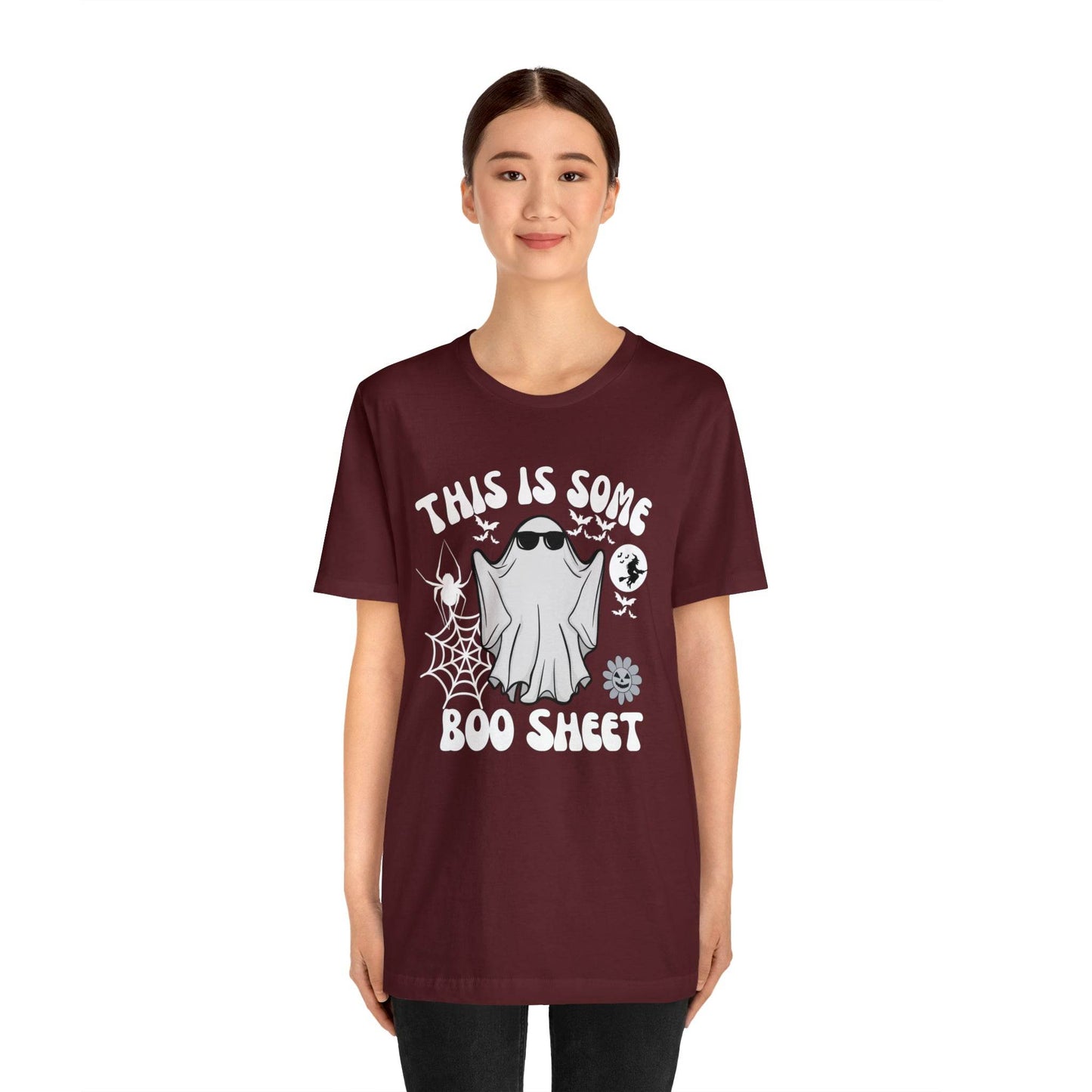 This Is Some Boo Sheet Funny Halloween Shirt Funny Halloween Costume Spooky Season Tee Funny Gift Shirt for Birthday Christmas Anniversary - Giftsmojo