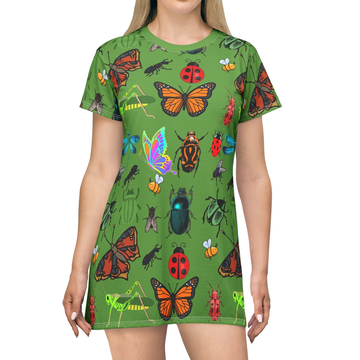 Bugs Lover Gift - Bugs T-Shirt Dress