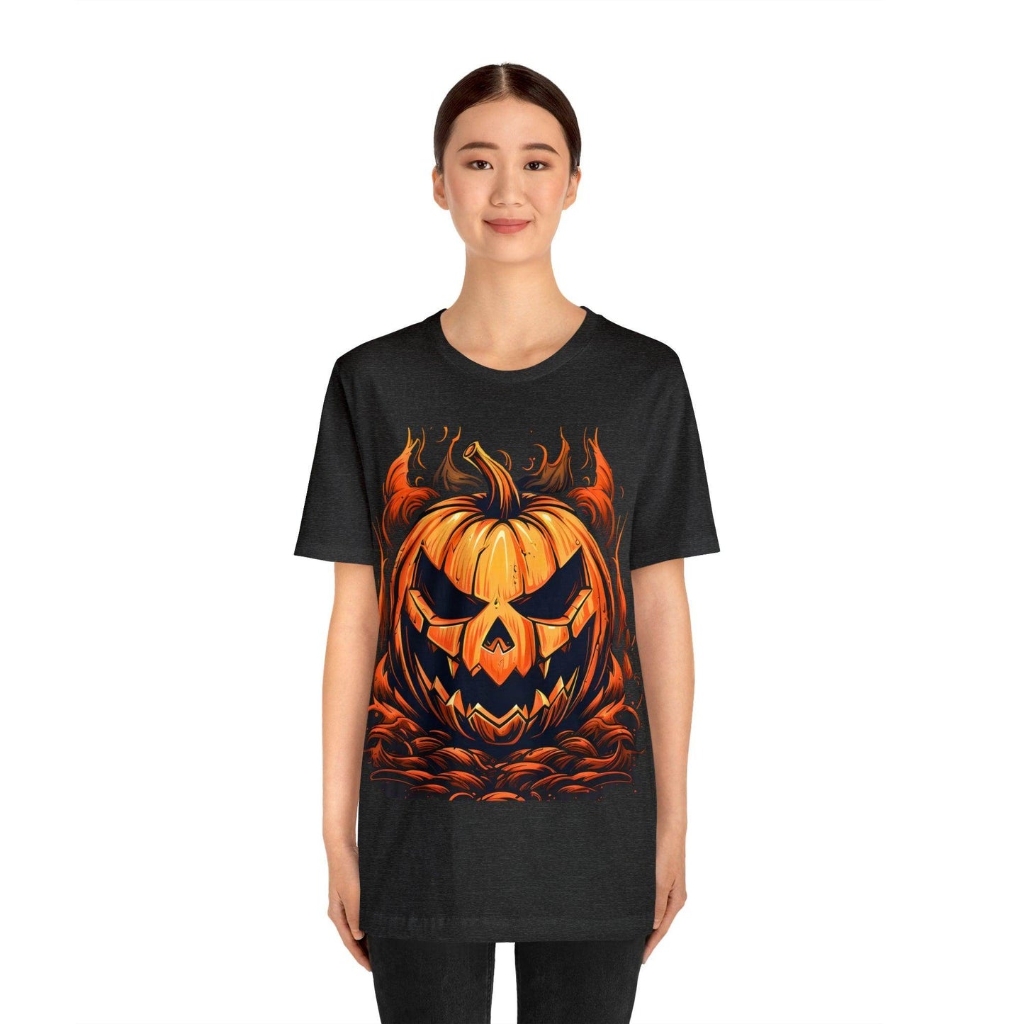 Spooky Jack O' Lantern Pumpkin Face Shirt: Eerie and Enchanting - Giftsmojo