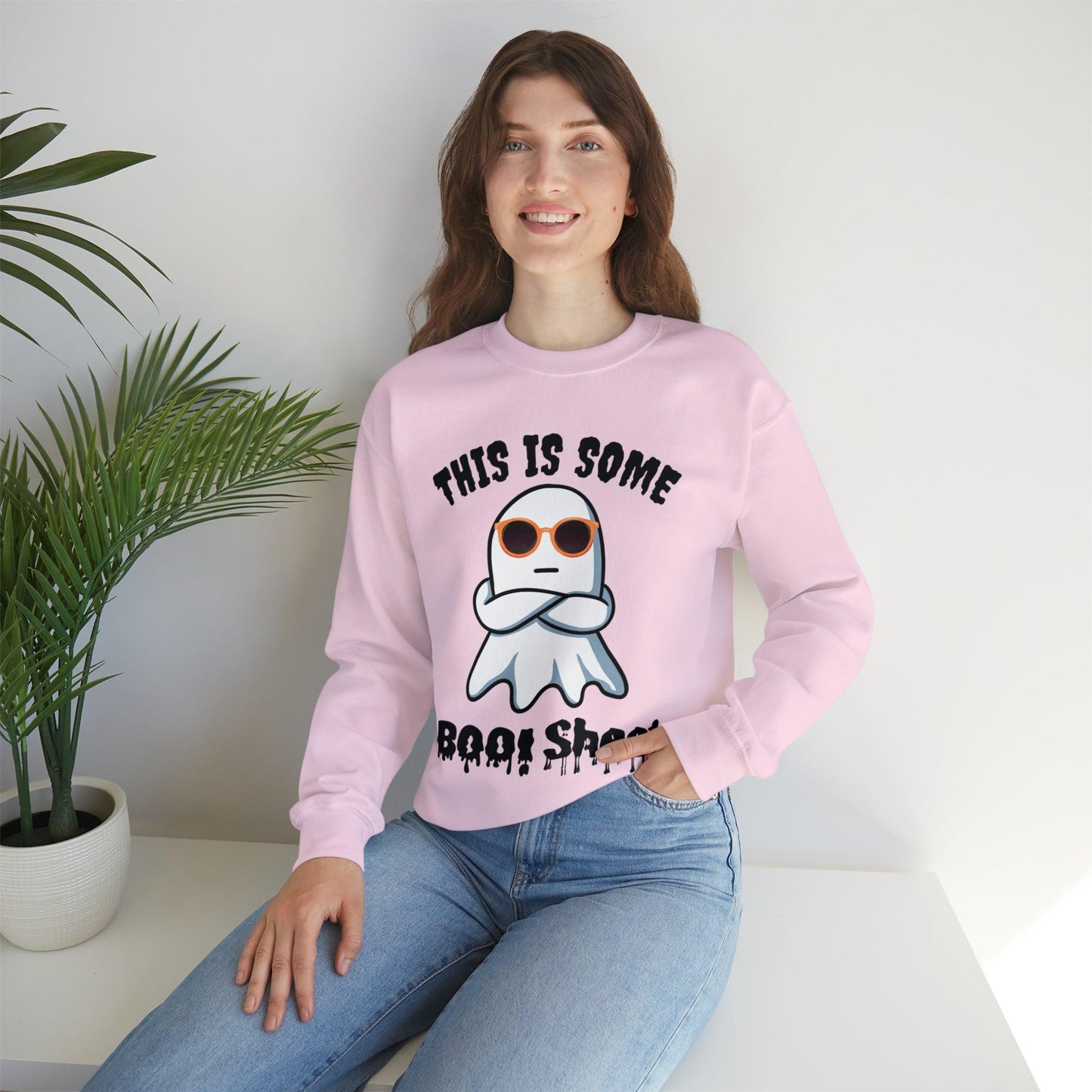 This Is Some Boo Sheet Funny HalloweenSweatshirt Funny Halloween Costume Spooky Season Tee Boo Ghost Sweatshirt Gift for Birthday Christmas