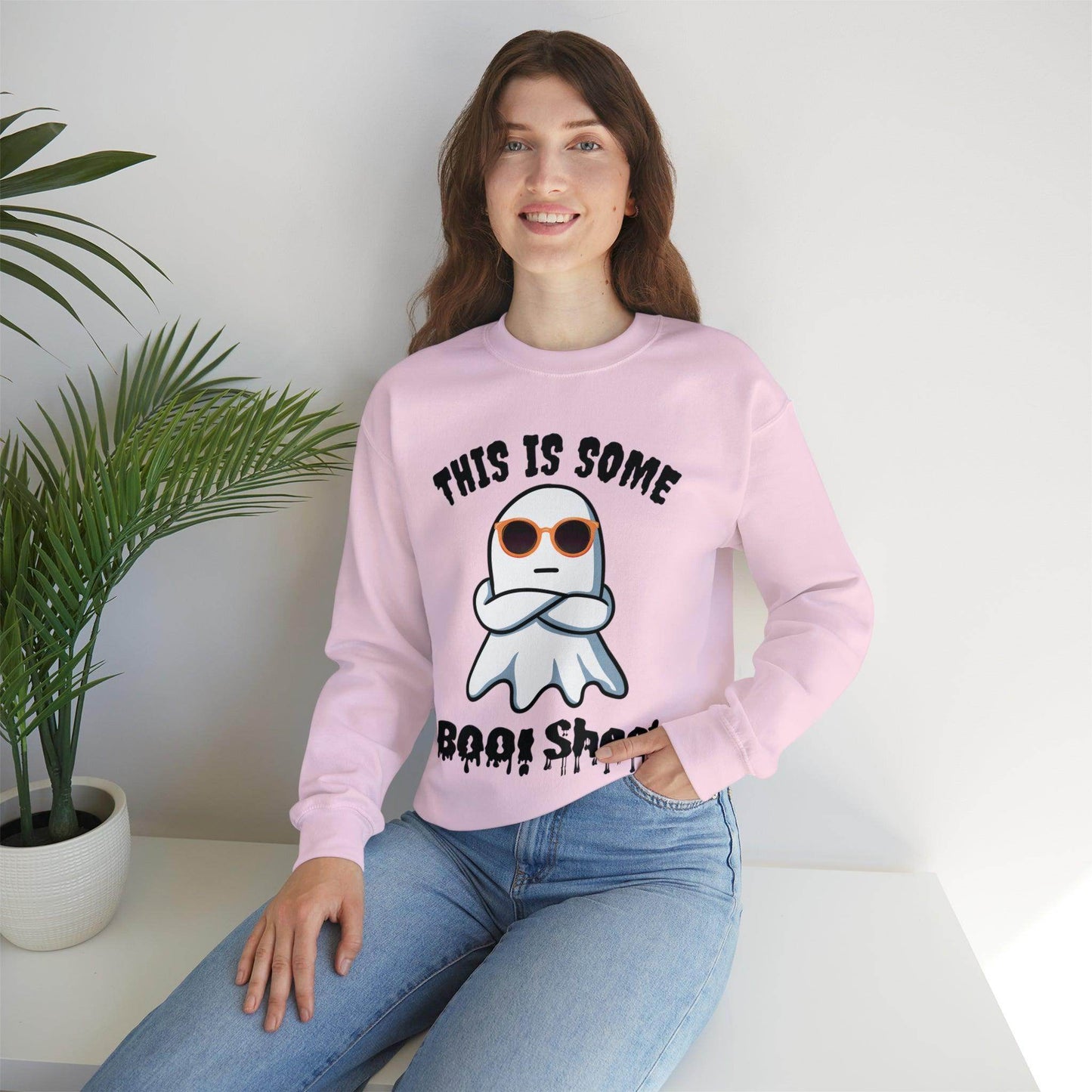 This Is Some Boo Sheet Funny HalloweenSweatshirt Funny Halloween Costume Spooky Season Tee Boo Ghost Sweatshirt Gift for Birthday Christmas - Giftsmojo