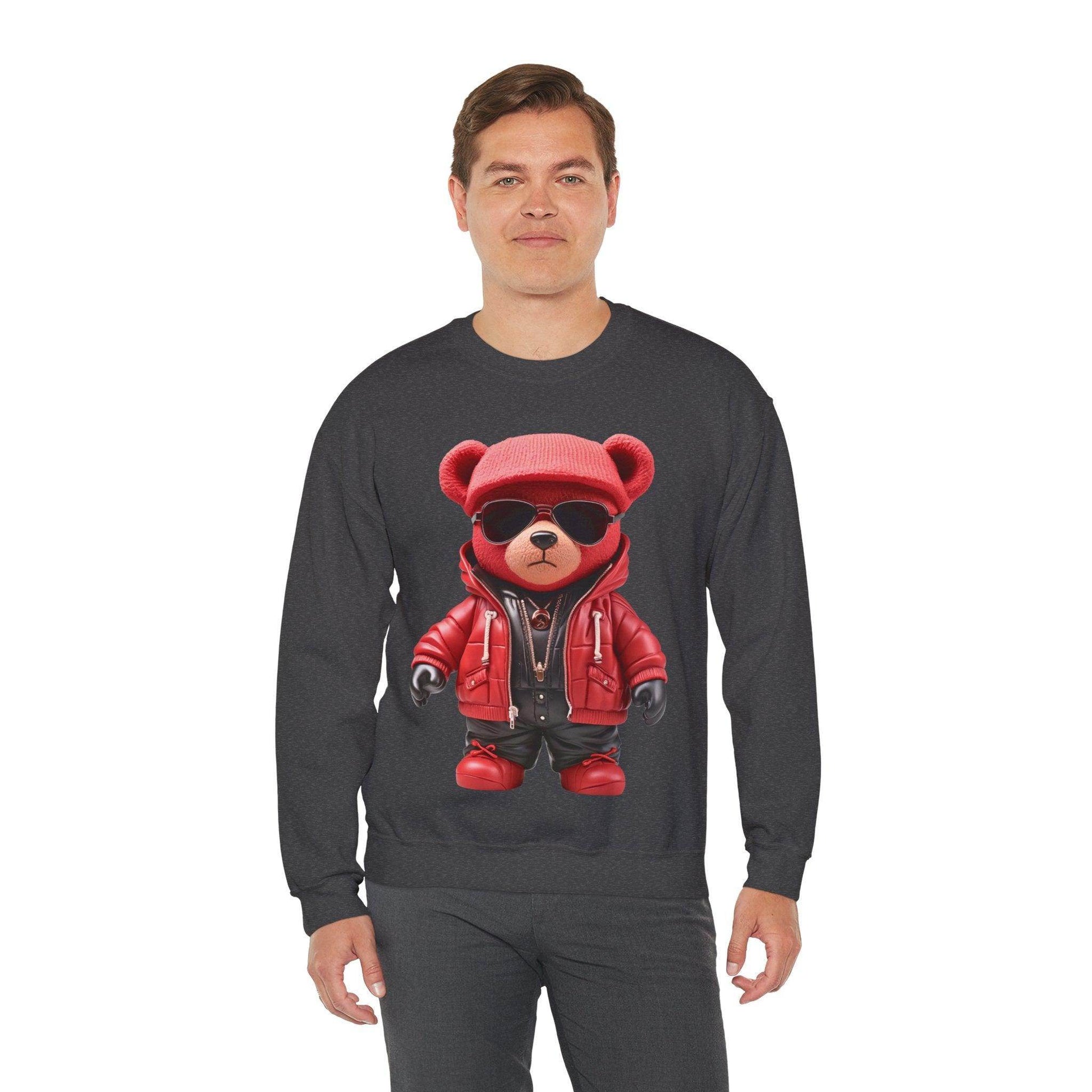 Hip-Hop Teddy Bear Sweatshirt: Elevate Your Style with Streetwear Chic - Giftsmojo