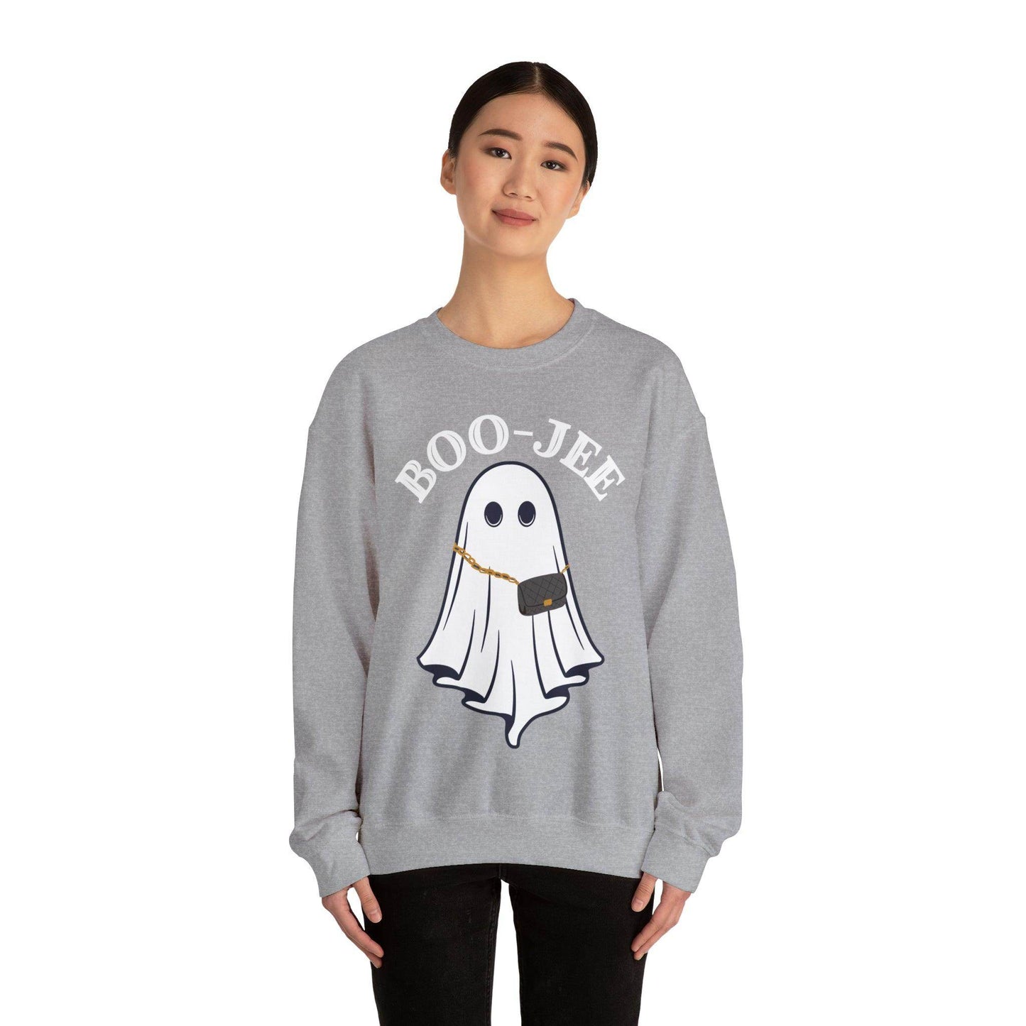 Boo-Jee Sweatshirt, Boo Halloween Sweatshirt Spooky - Giftsmojo