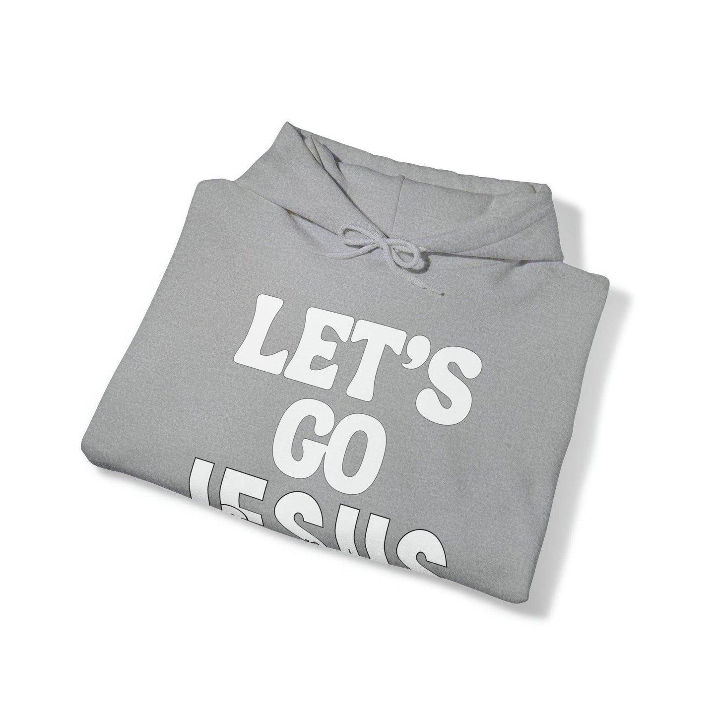 Let's Go Jesus Hooded Sweatshirt Funny Christian Shirt Christian Gift Trendy Christian Sweatshirt Religious Sweatshirt Jesus Hoodie Faith Shirt - Giftsmojo