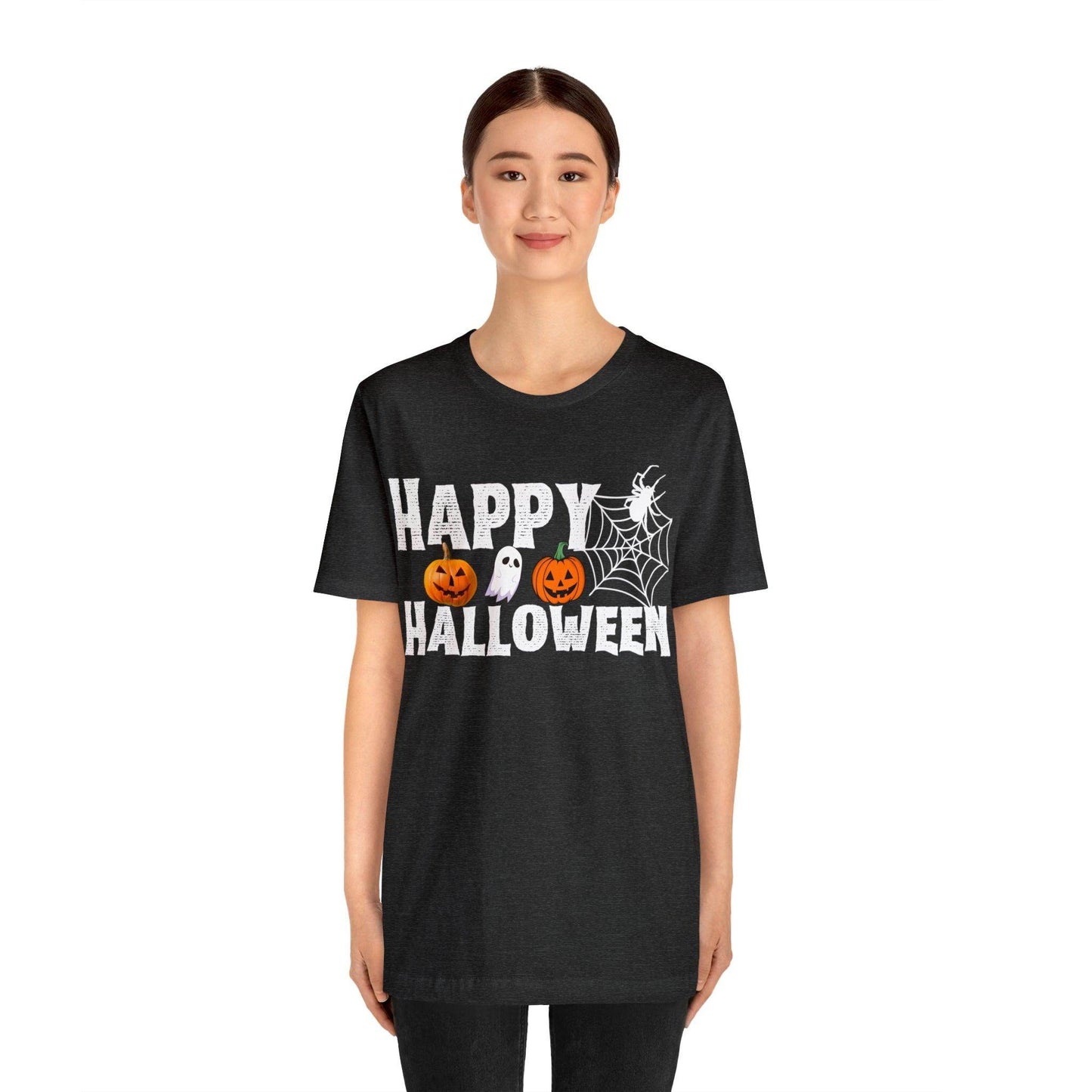 Happy Halloween Costume Pumpkin Ghost Spider Shirt - Giftsmojo