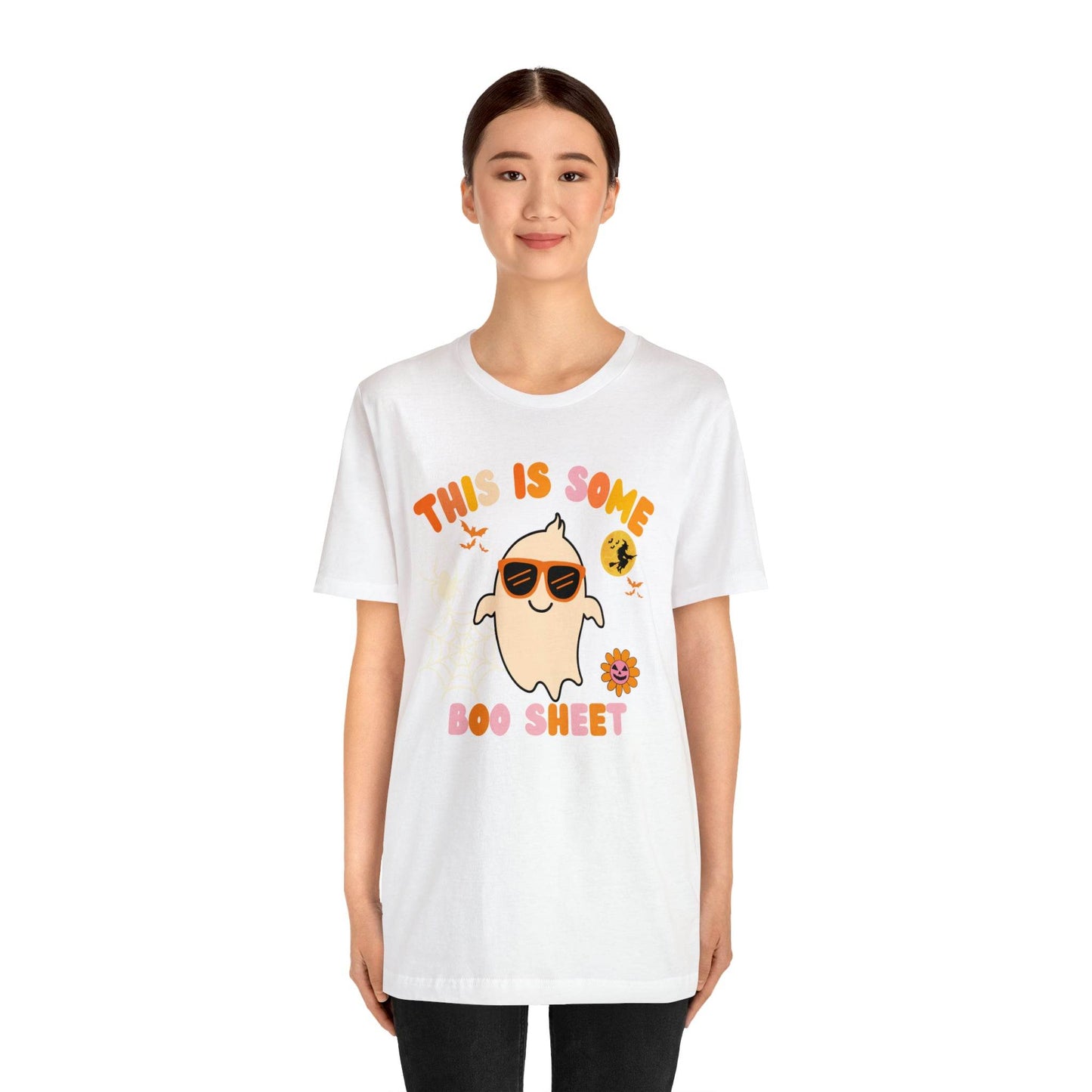 This Is Some Boo Sheet Funny Halloween Shirt Funny Halloween Costume Spooky Season Tee Funny Gift Shirt for Birthday Christmas Anniversary - Giftsmojo