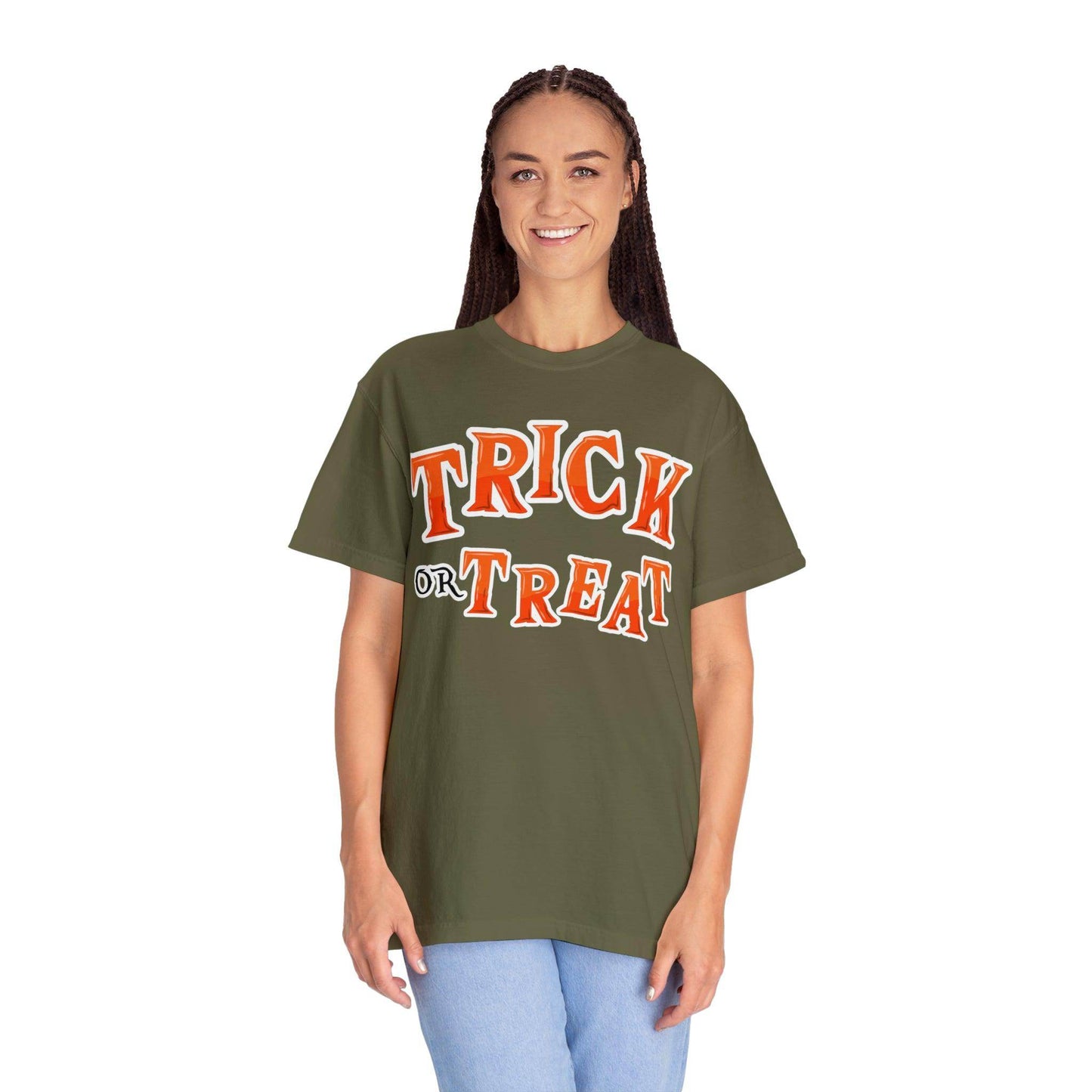 Retro Halloween Tshirt, Trick or Treat Shirt Halloween Costume Vintage Shirt Halloween Shirt Cute Spooky Shirt, Halloween Gift Halloween T-shirt - Giftsmojo