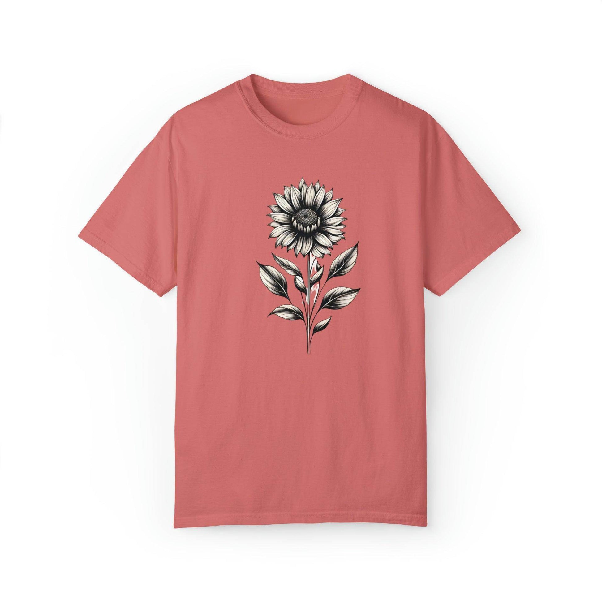 Sunflower Shirt Flower Shirt Aesthetic, Floral Graphic Tee Floral Shirt Flower T-shirt, Wild Flower Shirt Gift For Her Wildflower T-shirt - Giftsmojo