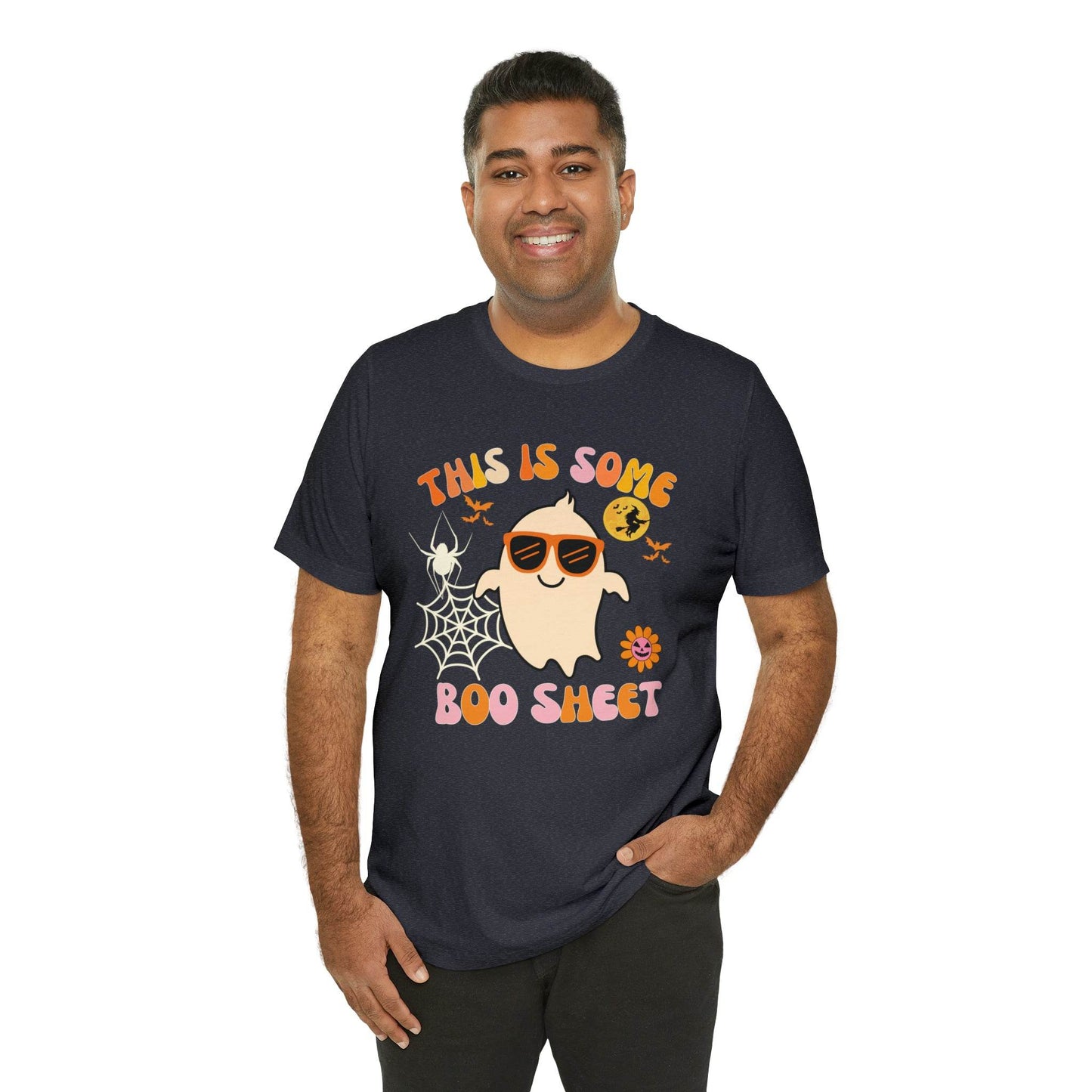 This Is Some Boo Sheet Funny Halloween Shirt Funny Halloween Costume Spooky Season Tee Funny Gift Shirt for Birthday Christmas Anniversary - Giftsmojo