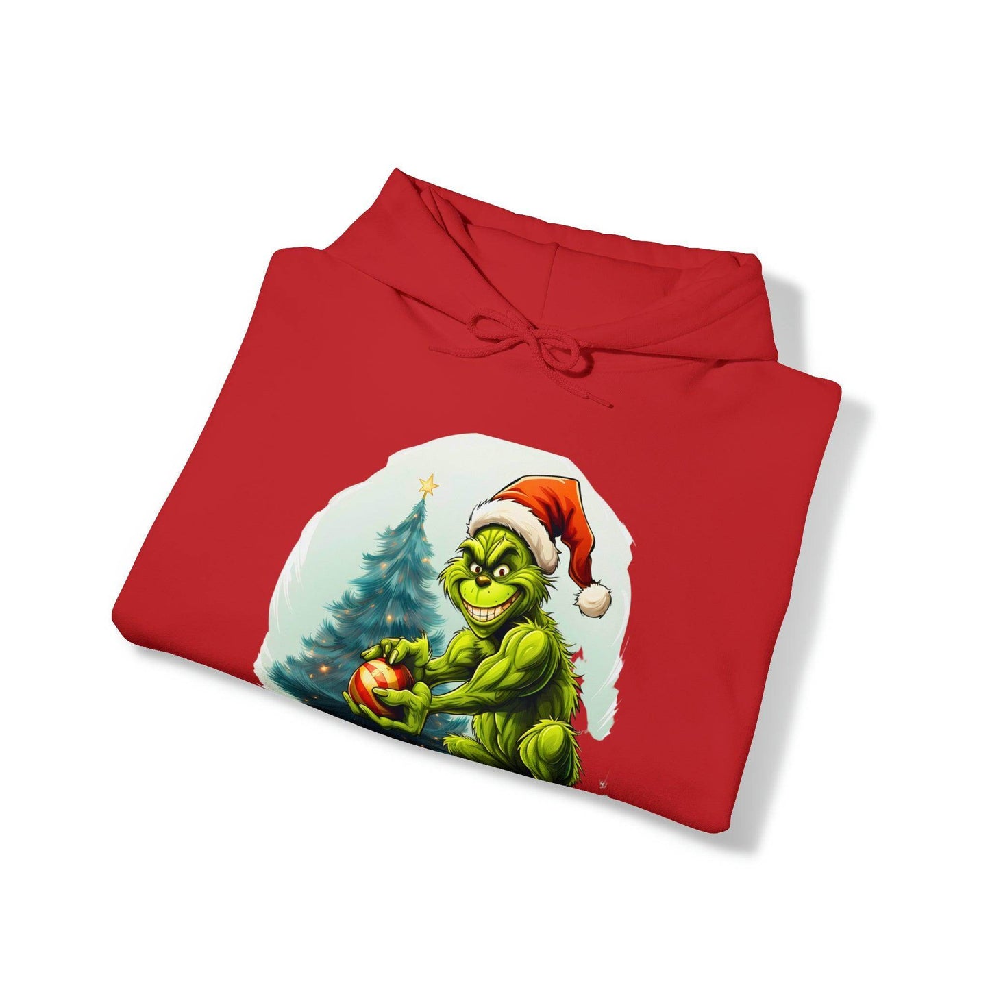 Grinch Christmas Sweatshirt Grinch Hooded Sweatshirt Christmas Sweater Truck Pullover Christmas Tree Sweat Pine Tree Pullover Grinch With a Mug - Giftsmojo