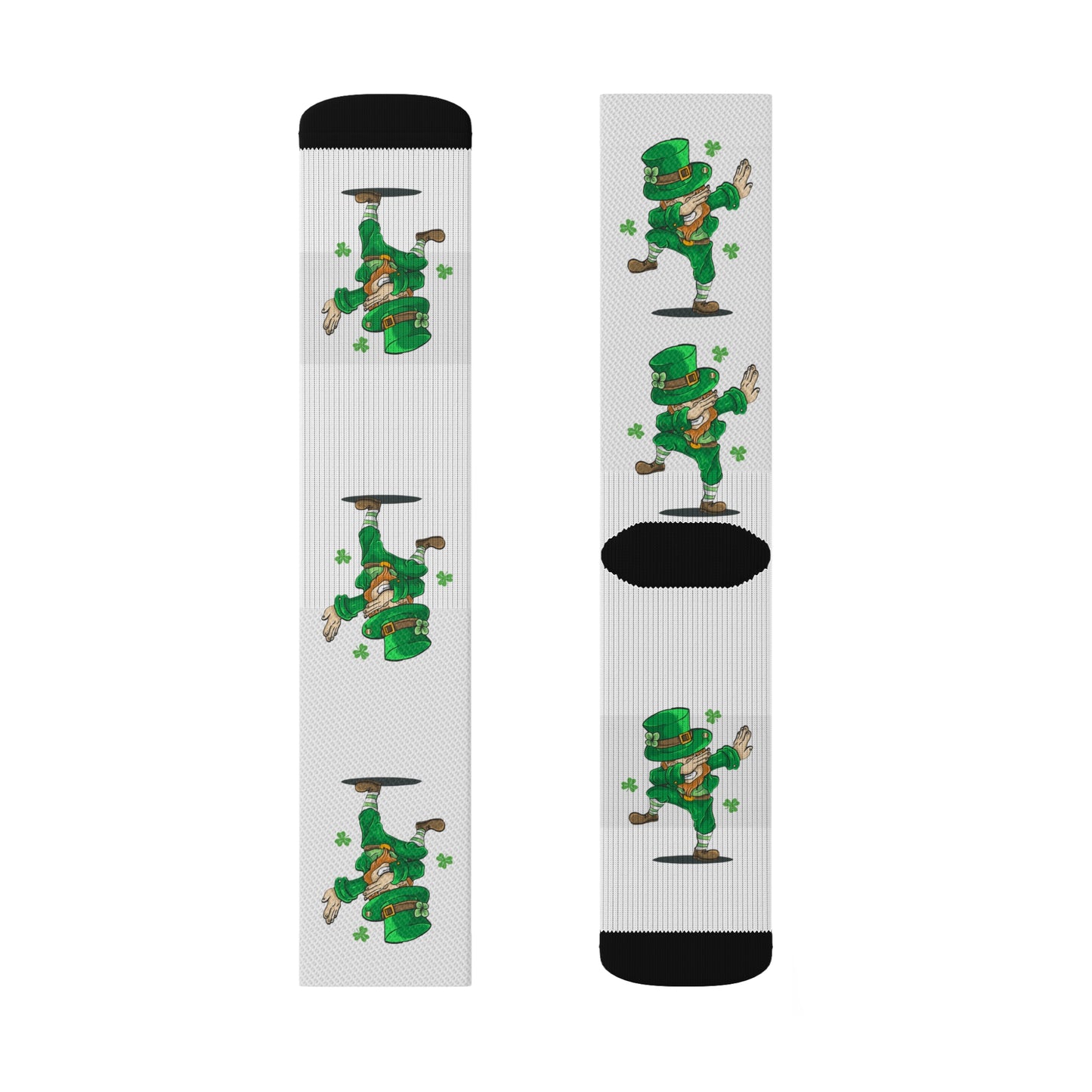 St. Patrick's Day Socks Sublimation Socks Saint Paddy Sock
