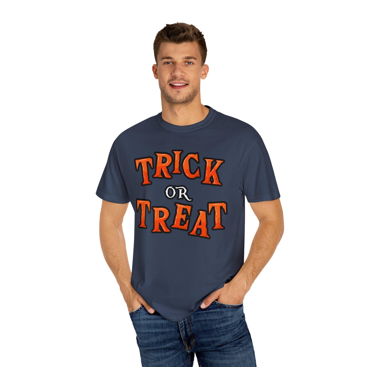 Trick or Treat Shirt Halloween Party Outfit Vintage Shirt Halloween Shirt Cute Spooky Shirt, Halloween Gift Halloween T-shirtRetro Halloween Tshirt - Giftsmojo