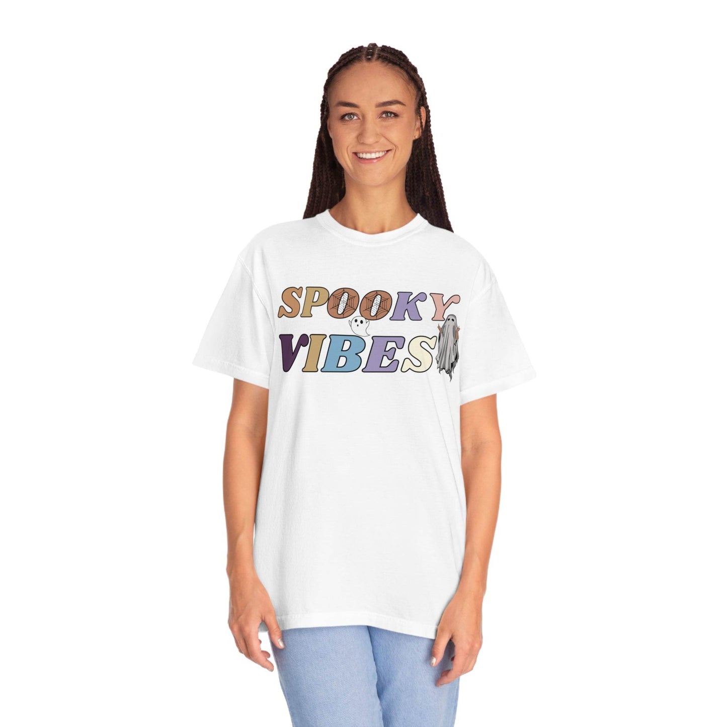 Retro Halloween Tshirt, Spooky Vibes Shirt, Vintage Shirt, Cute Halloween Shirt - Fall shirt - Giftsmojo