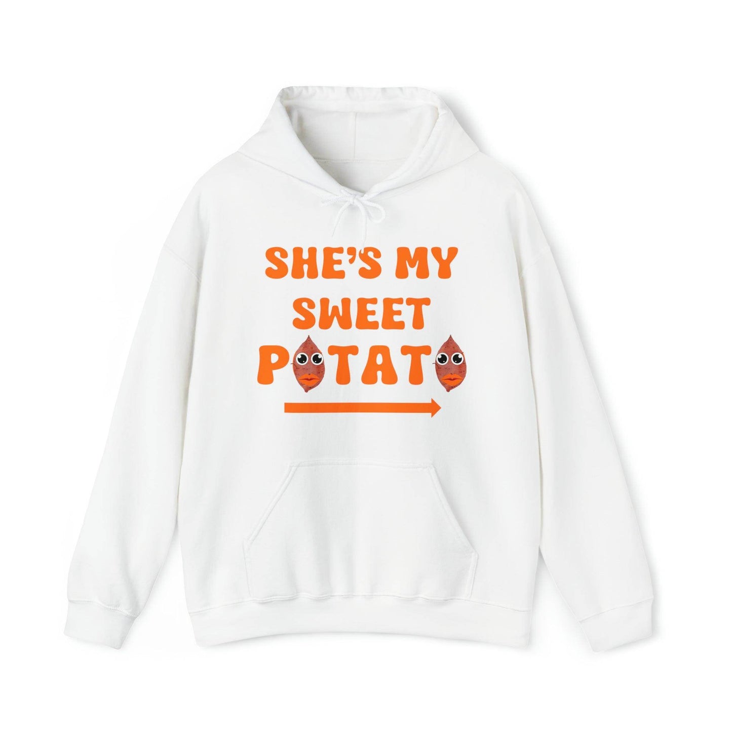 She's My Sweet Potato Hooded Sweatshirt Funny Thanksgiving Shirt Thanksgiving Gift Trendy Thanksgiving Sweatshirt Thanksgiving Hoodie Couple Matchinggift - Giftsmojo