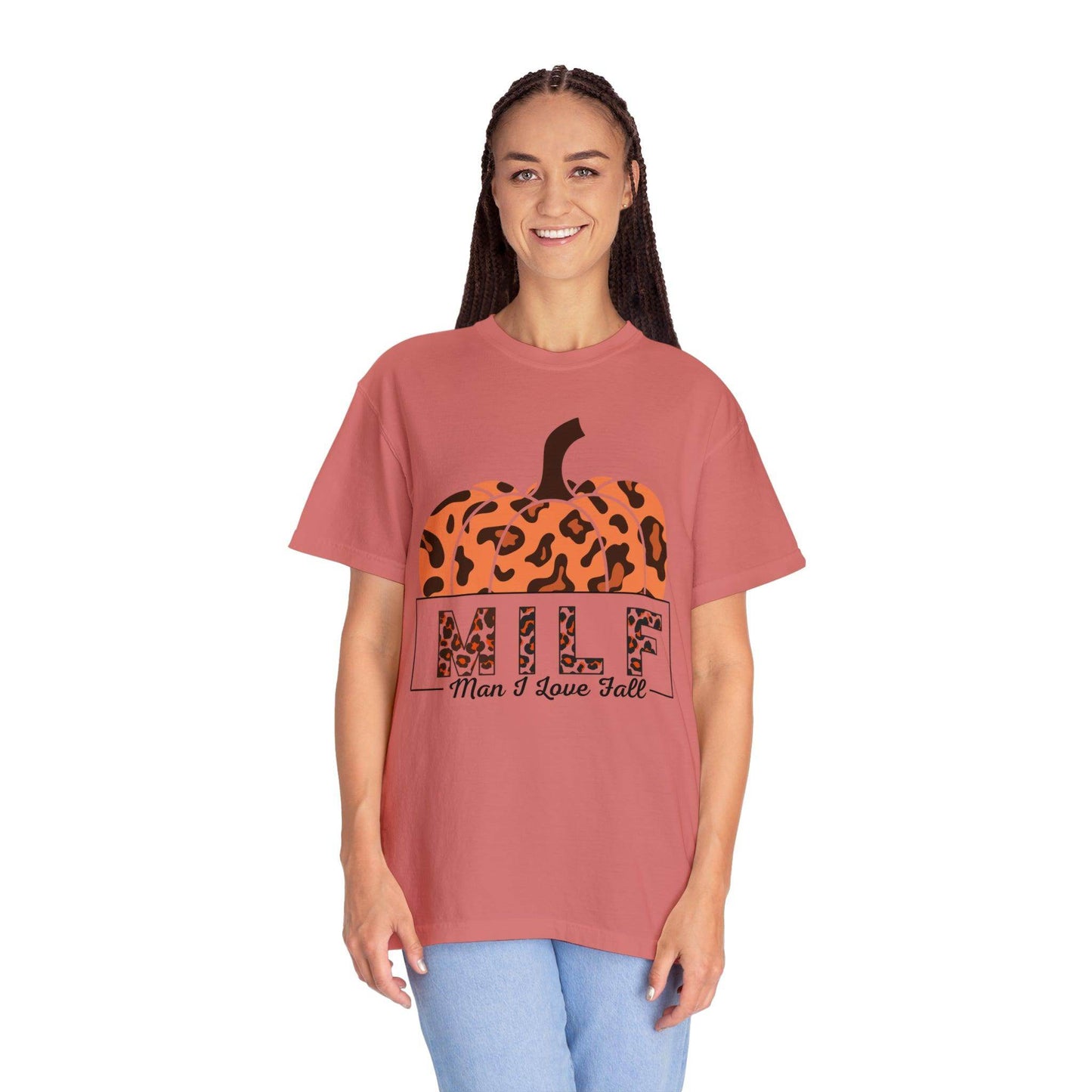Man I love Fall Gift for Fall Funny fall shirts gift Pumpkin comfort colors - Giftsmojo