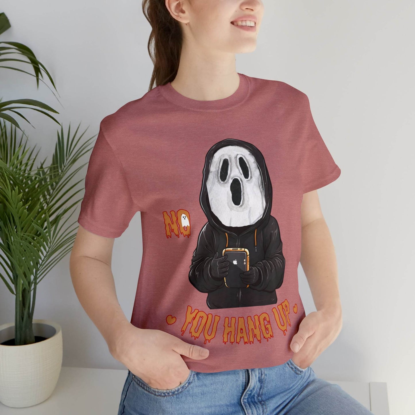 Elevate Your Halloween Style with the Playful 'No You Hang Up' Shirt Spooky shirt - Giftsmojo