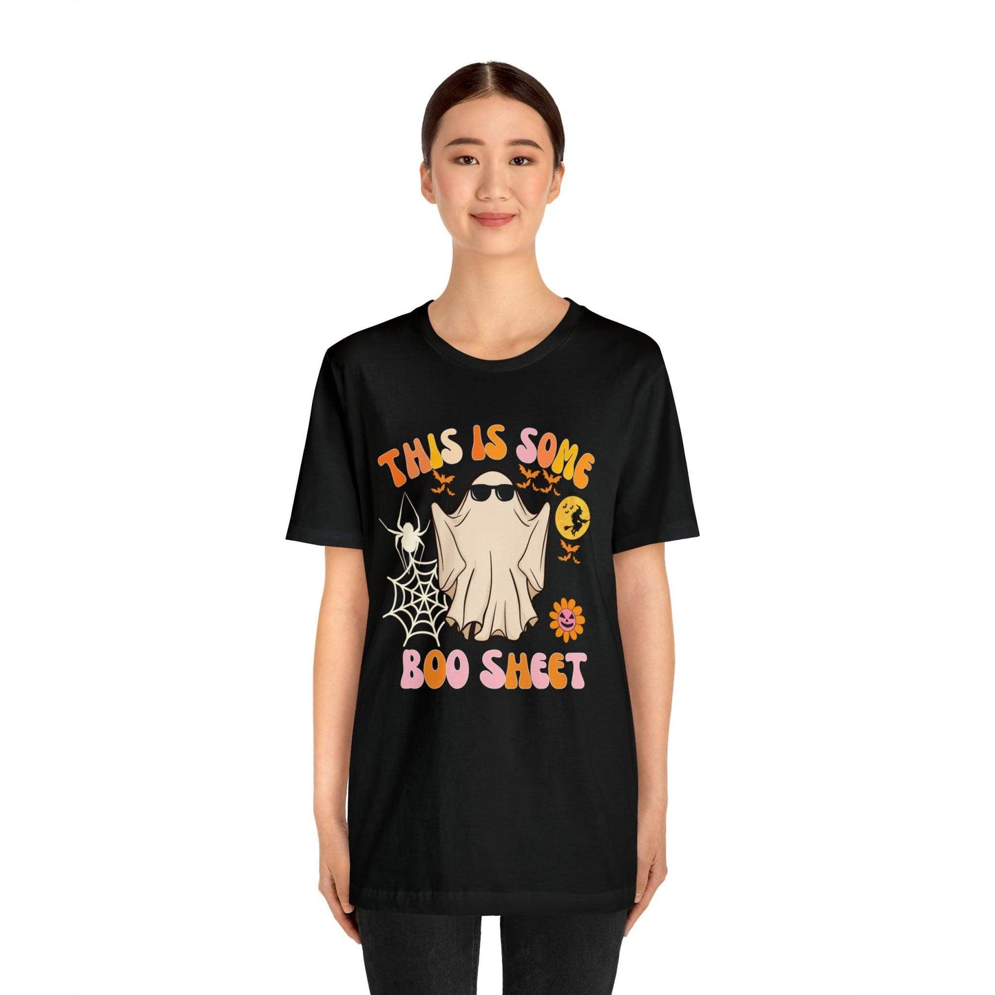 This Is Some Boo Sheet Funny Halloween Shirt Funny Halloween Costume Spooky Season Tee Funny Gift Shirt for Birthday Christmas Anniversary - Giftsmojo