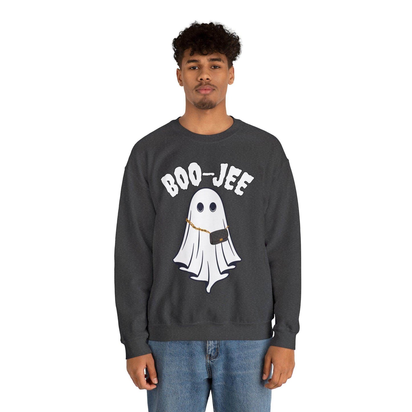 Boo-Jee Sweatshirt, Boo Halloween Sweatshirt, Spooky Ghost Sweatshirt, Boo Jee Shirt, Halloween Ghost Sweatshirt, Halloween Boo Shirt - Giftsmojo