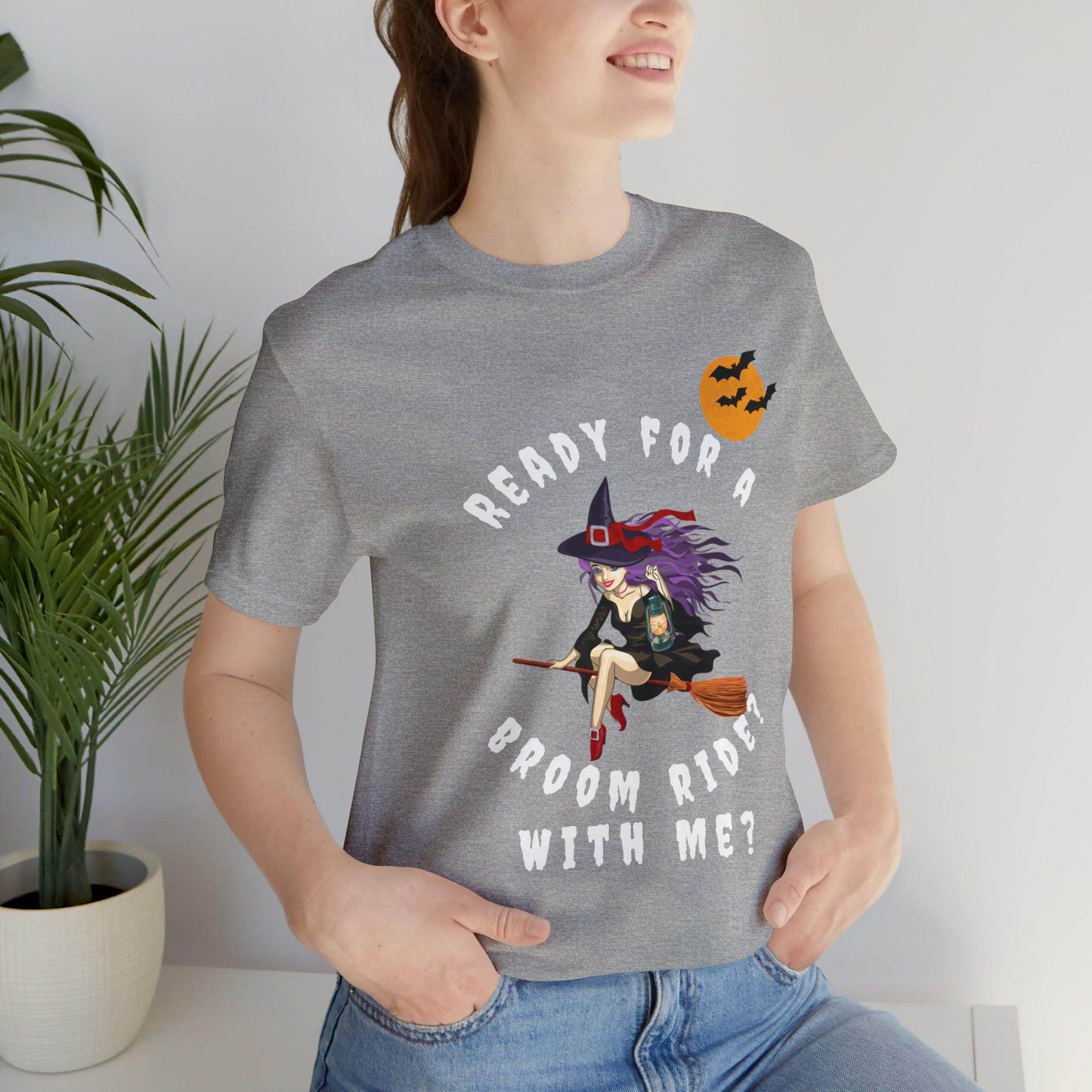 Ready for A Broom Ride Vintage Witch Shirts Funny Witch Shirt Witch Gift Halloween Shirt Halloween Clothes Halloween Vibes Halloween Outfit - Giftsmojo