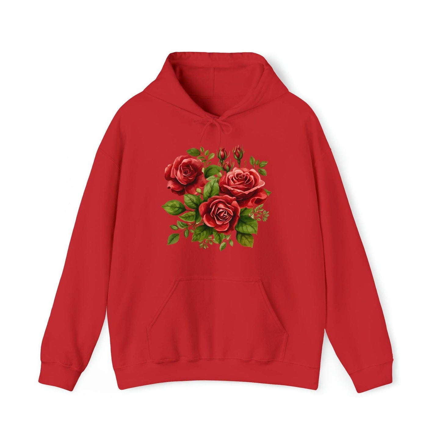 Christmas Flower Hooded Sweatshirt Christmas Flower Sweatshirt Christmas Sweater Christmas Pullover Christmas Flower Shirt - Giftsmojo