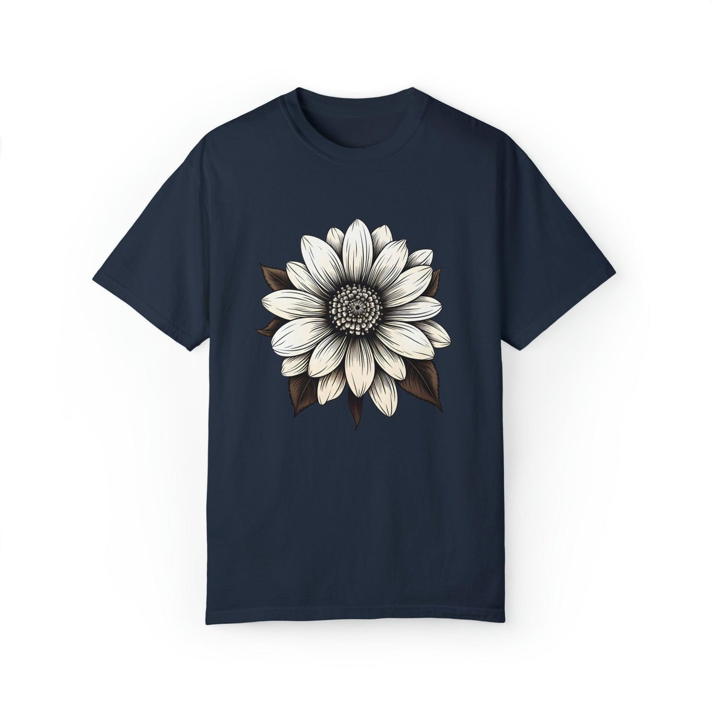 Sunflower Shirt Flower Shirt Aesthetic Women Top Floral Graphic Tee Floral Shirt Flower T-shirt, Wild Flower Shirt Gift For Her