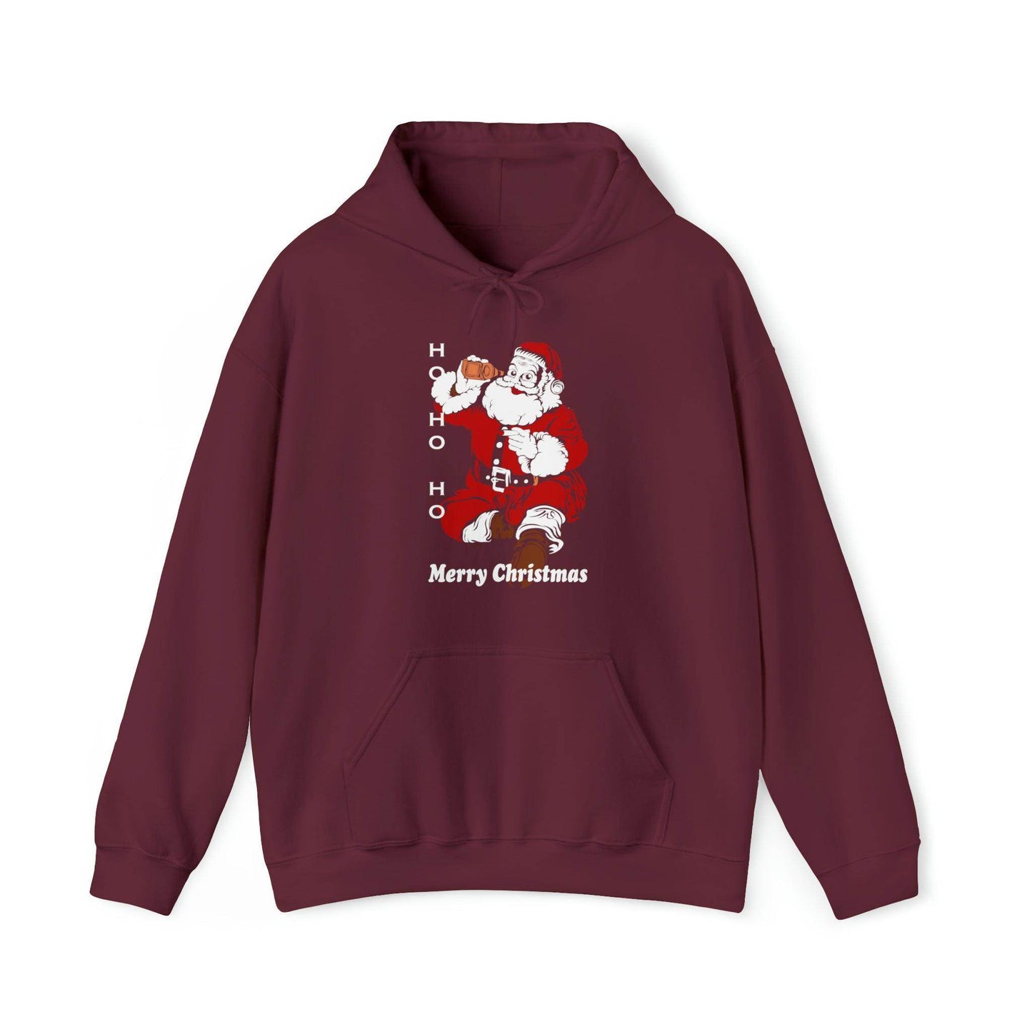 Ho HO Ho Merry Christmas Unisex Heavy Blend Hooded Sweatshirt Christmas Shirt Hoodie - Giftsmojo