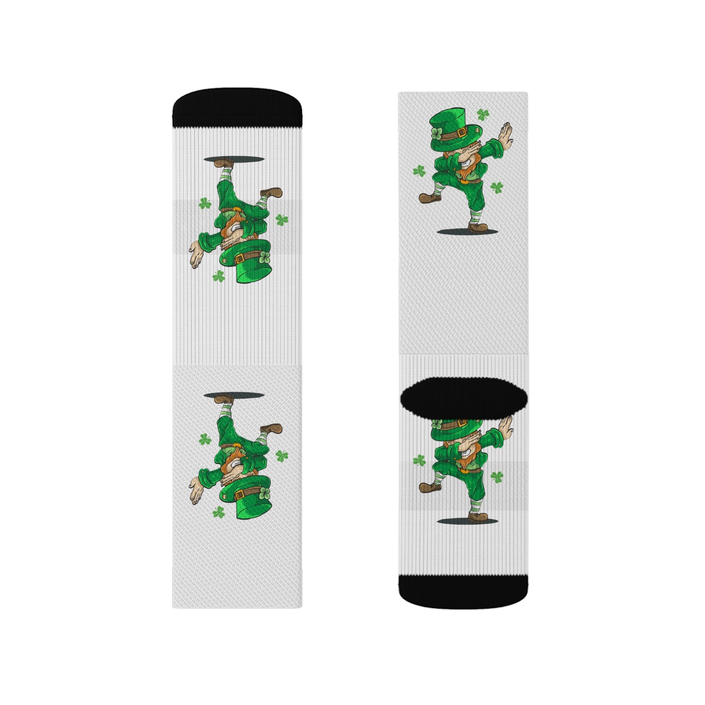 St. Patrick's Day Socks Sublimation Socks Saint Paddy Sock