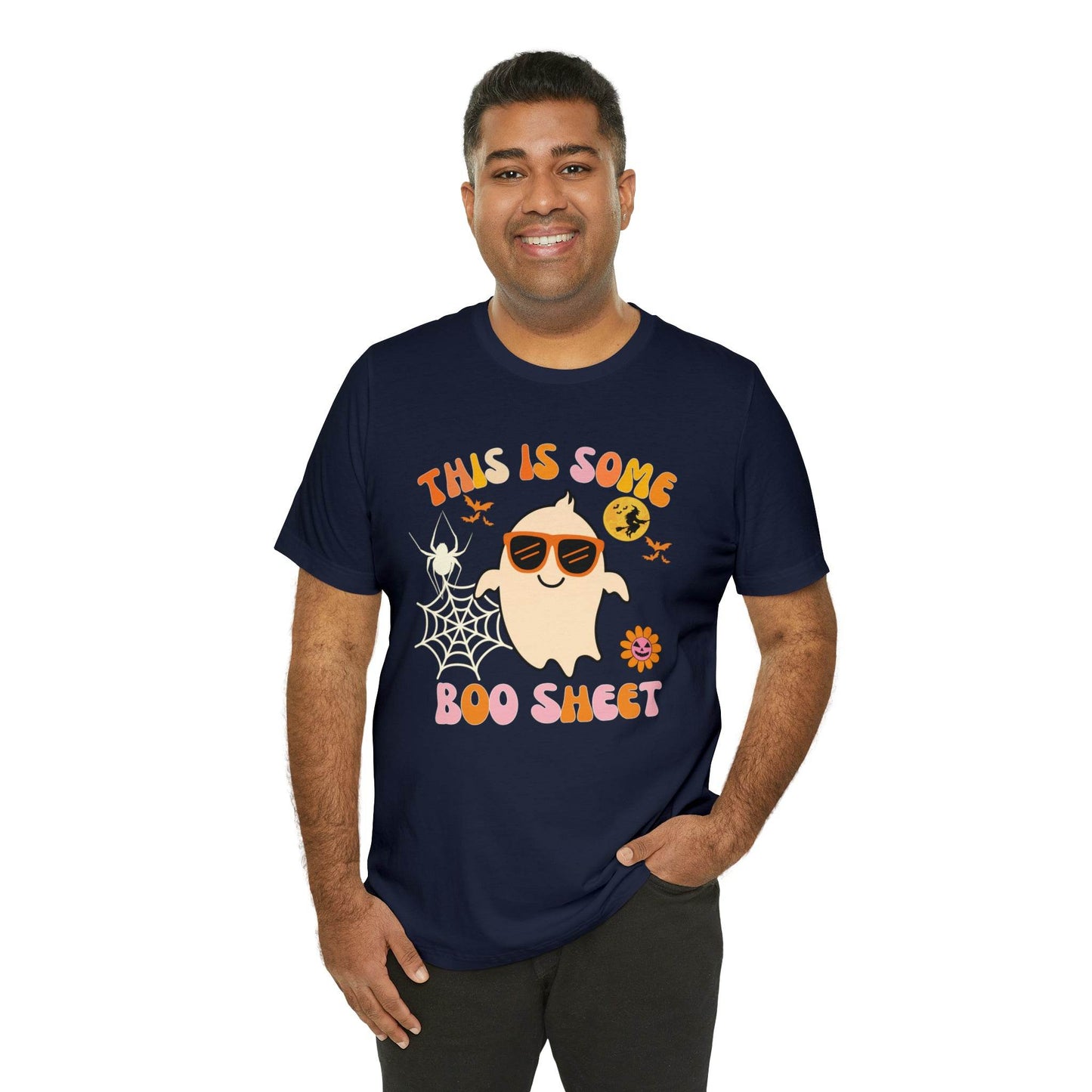 This Is Some Boo Sheet Funny Halloween Shirt Funny Halloween Costume Spooky Season Tee Funny Gift Shirt for Birthday Christmas Anniversary - Giftsmojo