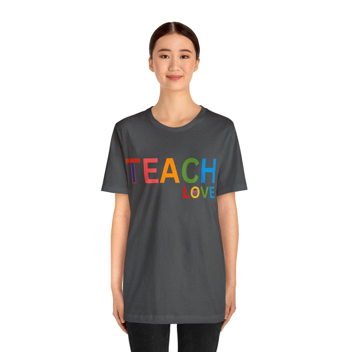 I Teach Love Shirt, Teacher Shirt, Teacher Appreciation Gift for Teachers - Giftsmojo