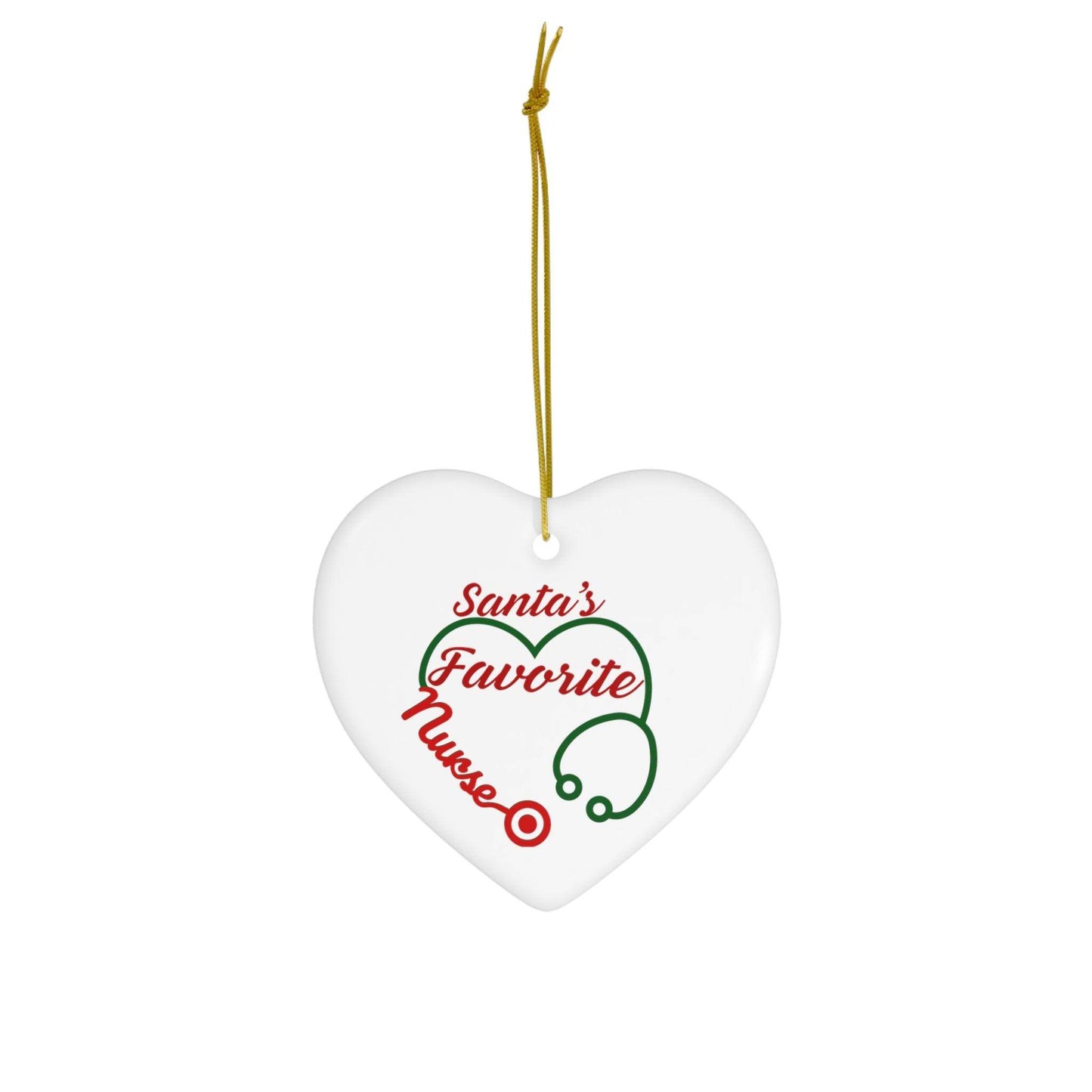 Santa's Favorite Nurse Christmas Ornament Nurse Ornament Nurse Christmas Tree Ornament Nurse Care Ornament Nurses Ornament Occupation Job - Giftsmojo