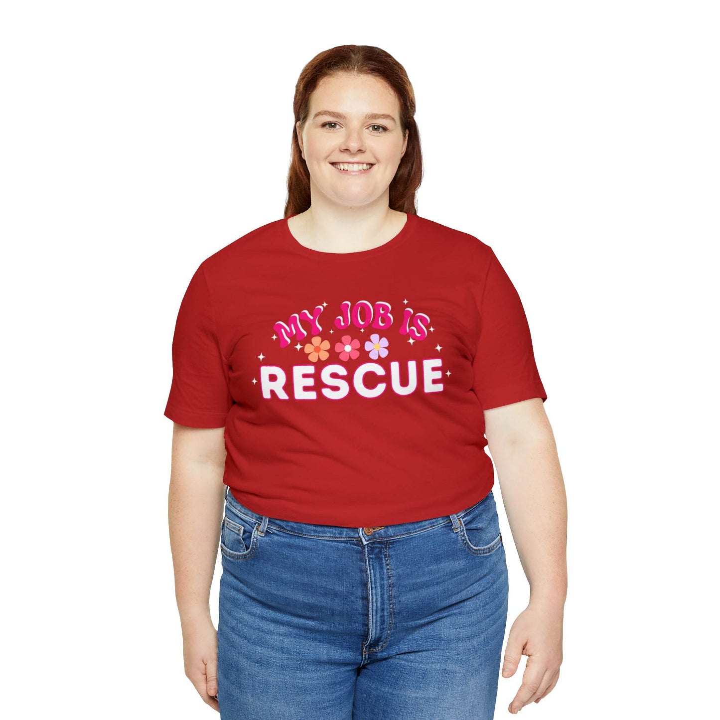 My Job is Rescue Shirt Firefighter Shirt Coast Guard Shirt Paramedic, Lifeguard, - Giftsmojo