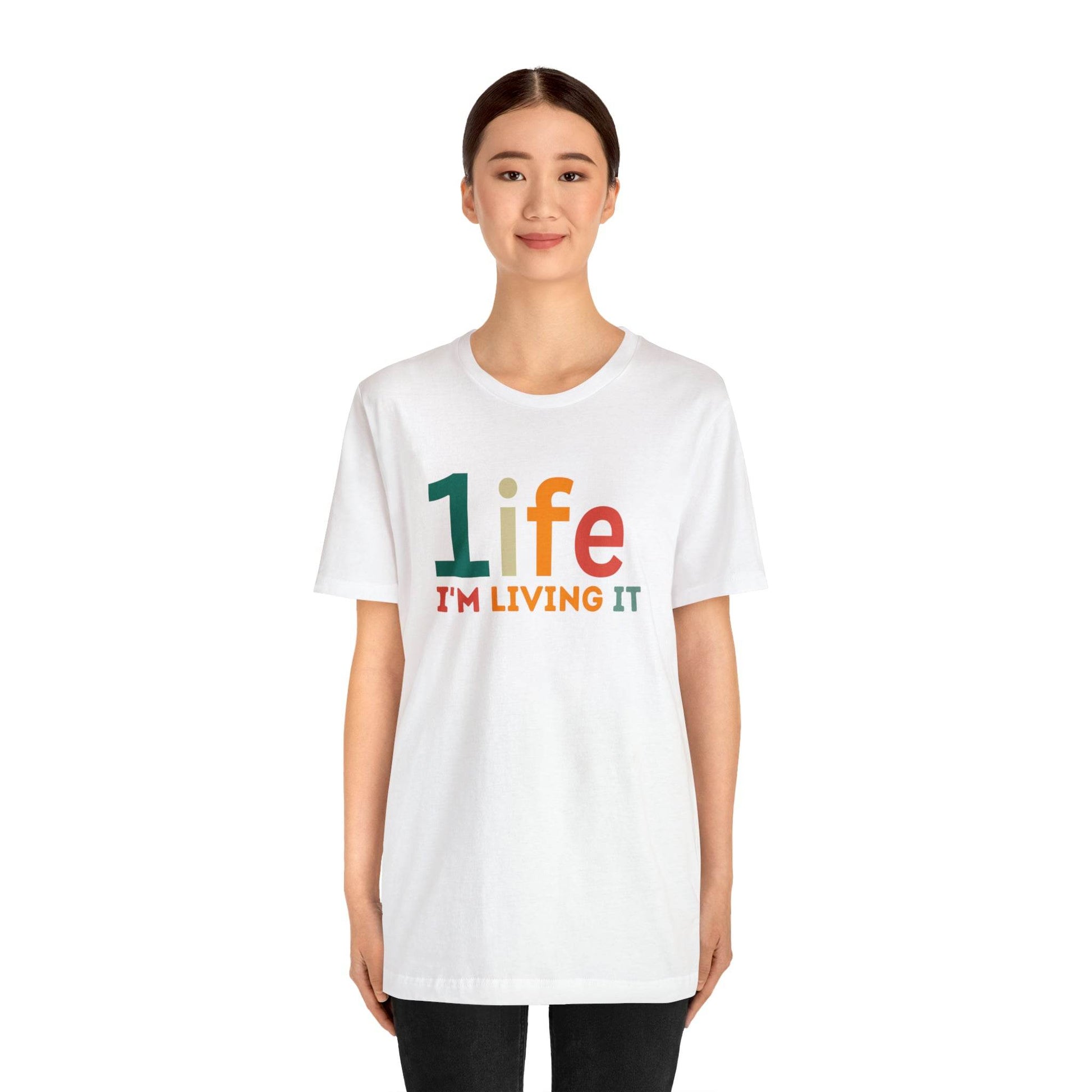 One life Shirt Retro 1life shirt Live Your Life You Only Have One Life To Live Retro Shirt - Giftsmojo