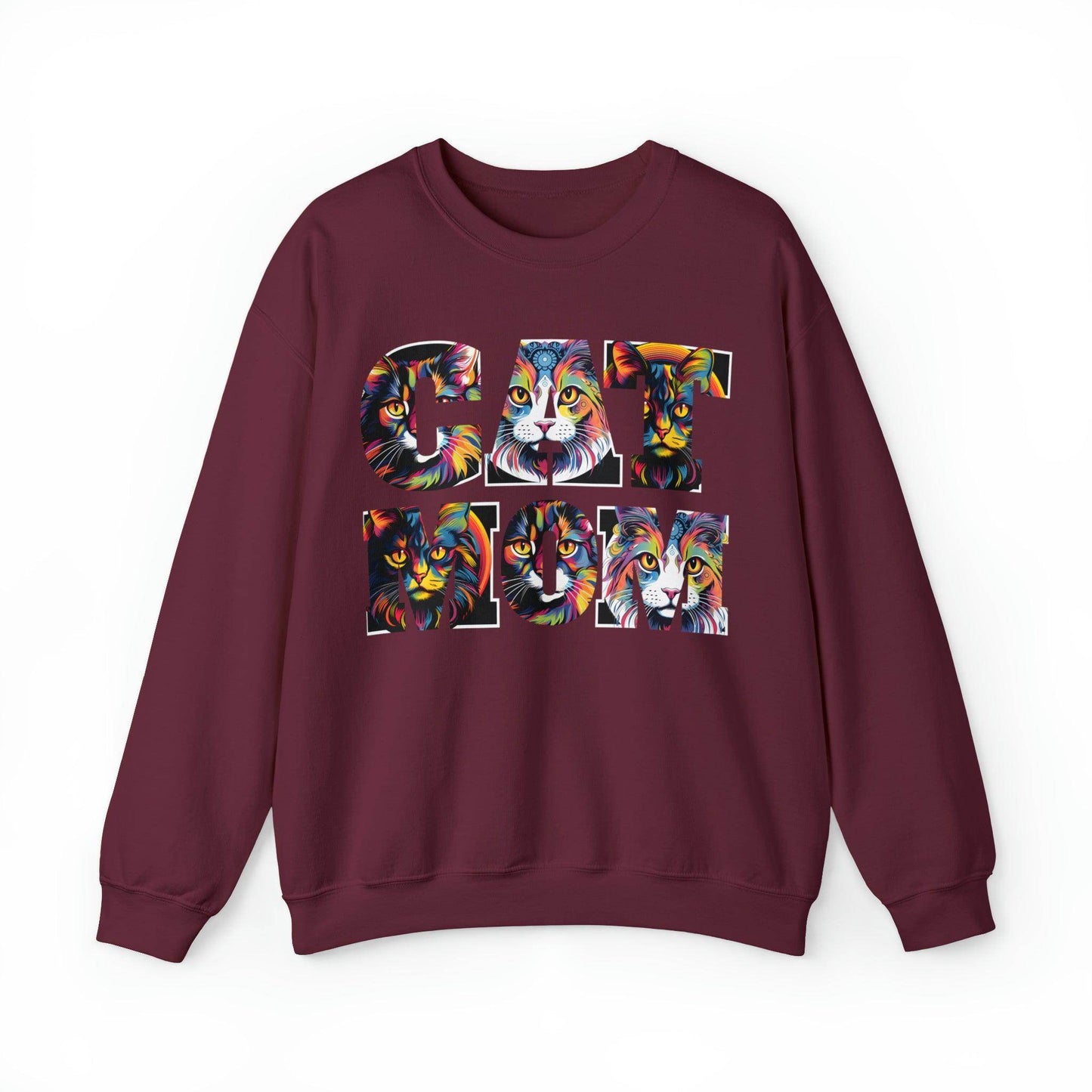 Vintage Cat Sweatshirt Cat Mom Sweatshirt Cat Crewneck Sweatshirt Cat Mom Gift Cat Lover Gift Animal Lover Cat Mama Shirt Cat Lover Sweater - Giftsmojo