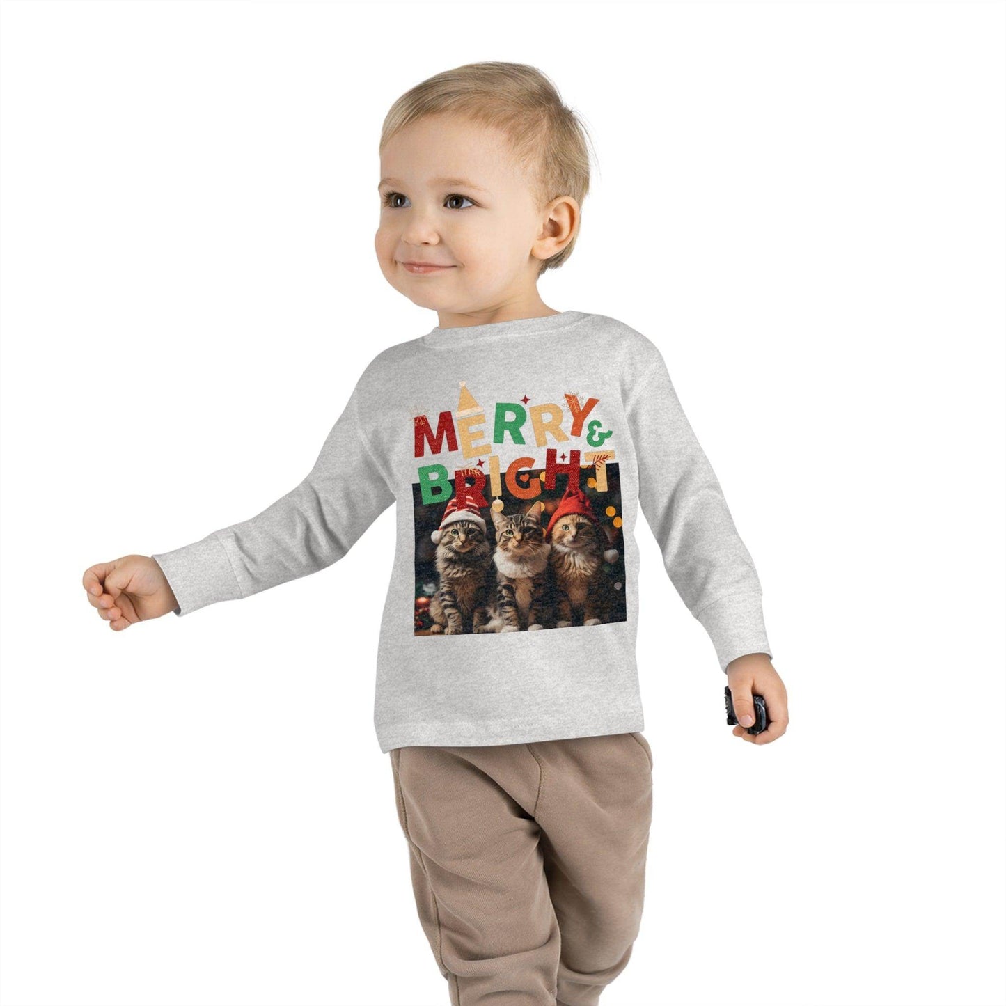Toddler Christmas Shirt Toddler Christmas Long Sleeve Tee Kids Christmas Gift - Giftsmojo