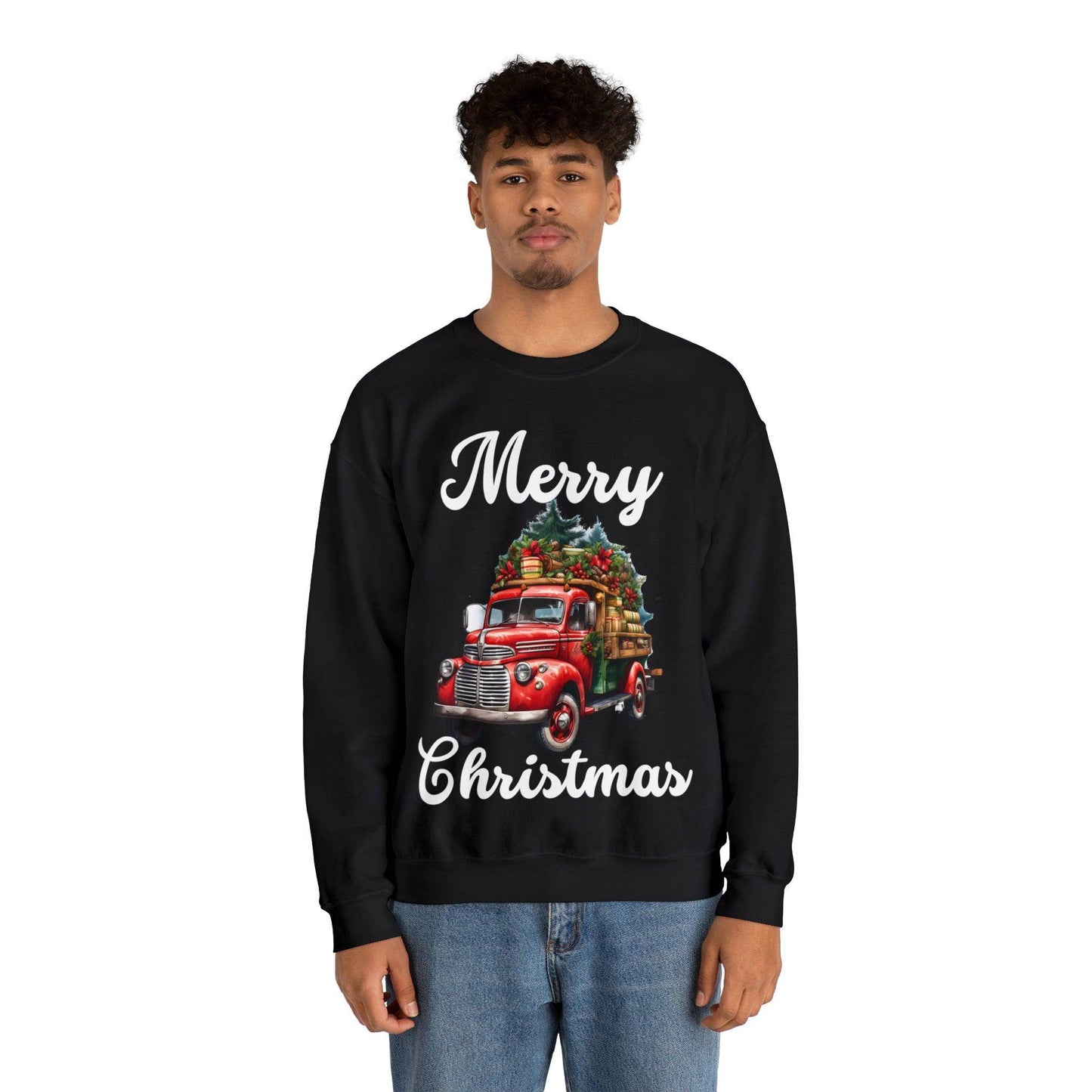 Christmas Tree Truck Sweatshirt Christmas Truck Sweatshirt Christmas Sweater Tree Truck Shirt Christmas Sweatshirt Tree Sweat Pine Tree Pullover - Giftsmojo