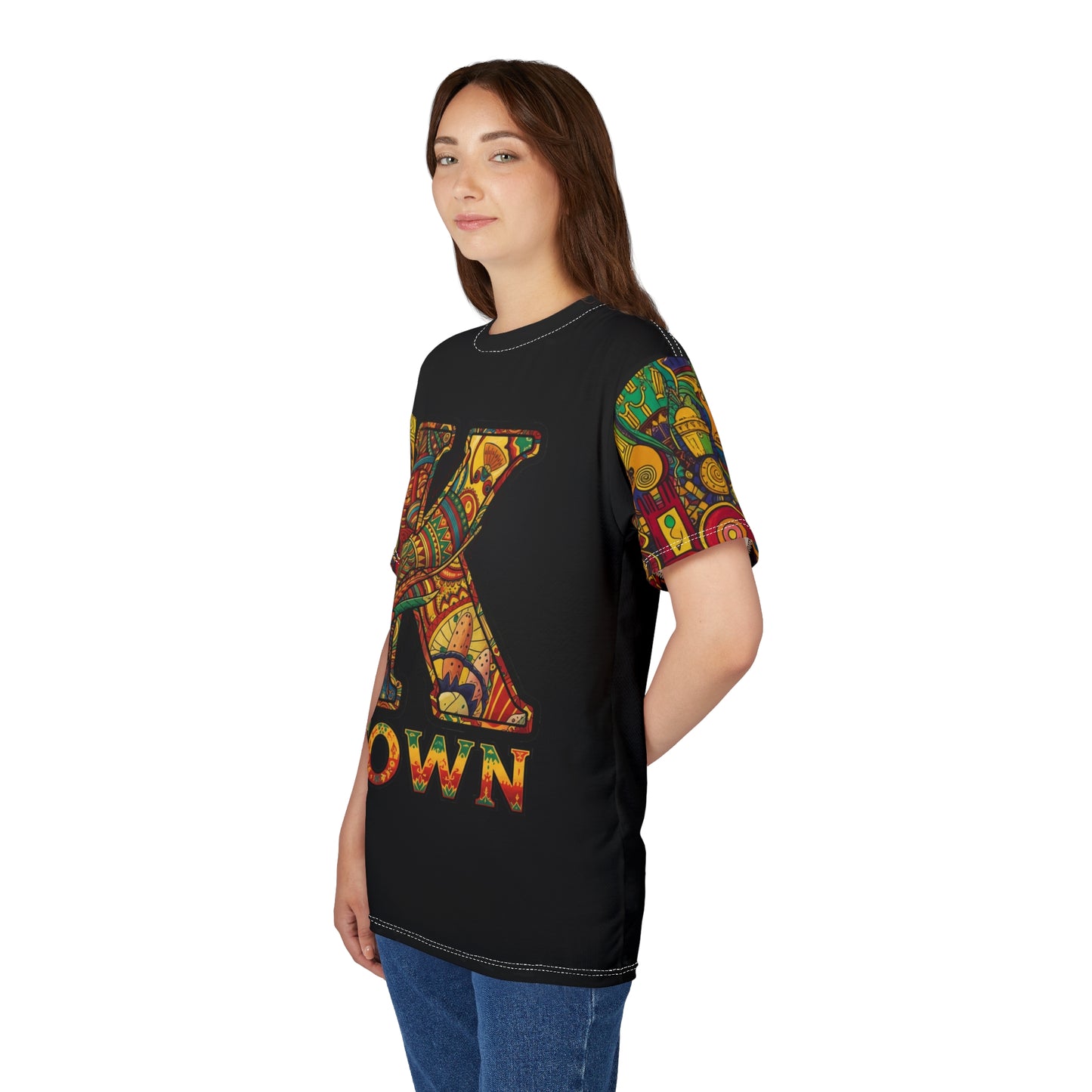 K Town-Shirt, Colorful K Town Unisex Cut & Sew Tee, Custom Kumba Shirt