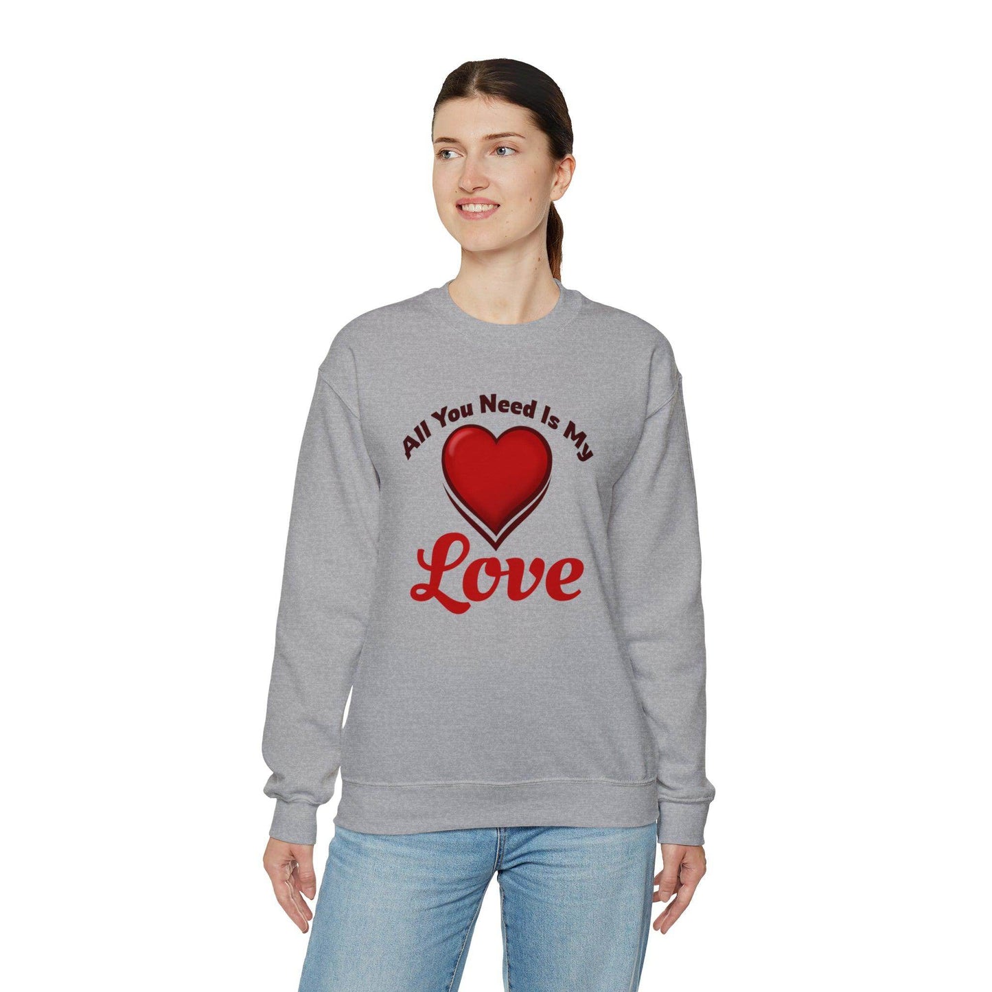 All you need is My Love Tee Hooded Sweatshirt - Giftsmojo