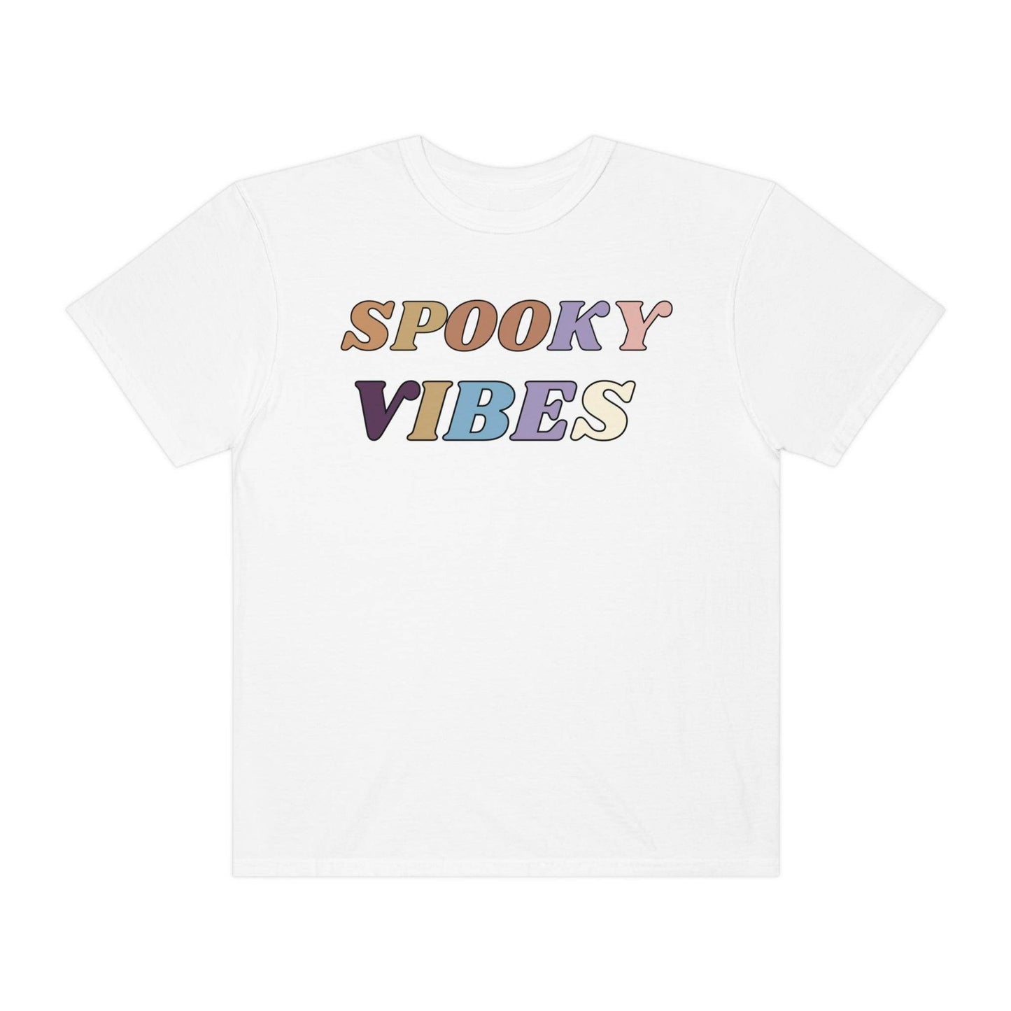 Retro Halloween Tshirt, Spooky Vibes Shirt, Vintage Shirt Halloween Shirt - Cute Fall Shirt - Giftsmojo