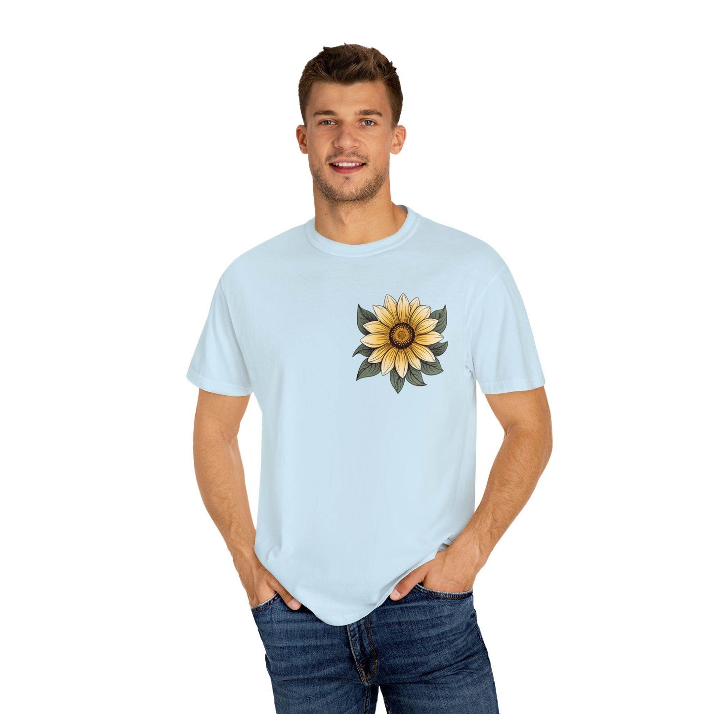 Sunflower Shirt Women Flower Shirt Aesthetic, Floral Graphic Tee Floral Shirt Flower T-shirt, Wild Flower Shirt Gift For Her Wildflower T-shirt - Giftsmojo