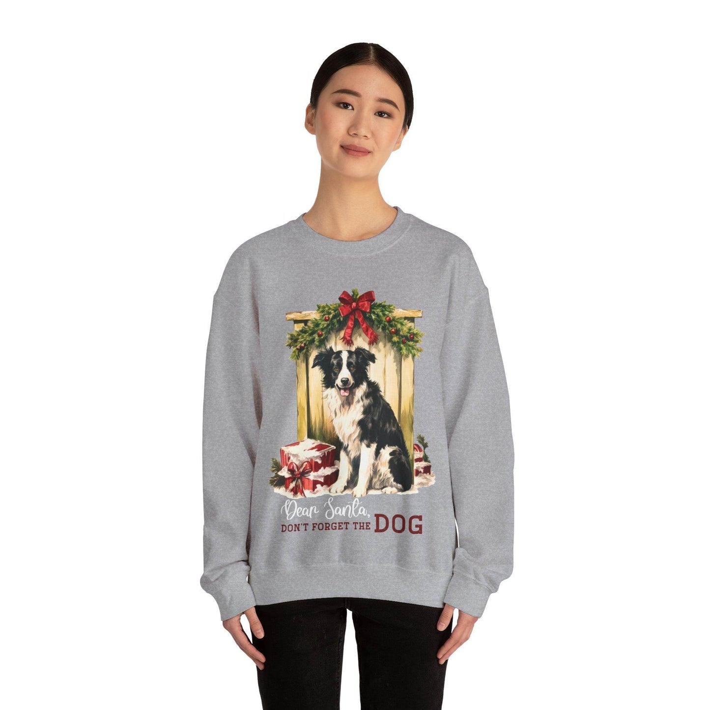 Dear Santa Don't Forget the Dog Christmas Sweatshirt Christmas on The Farm Sweatshirt Christmas Farm Sweatshirt Christmas Sweater Trendy Christmas Shirt Farmers - Giftsmojo