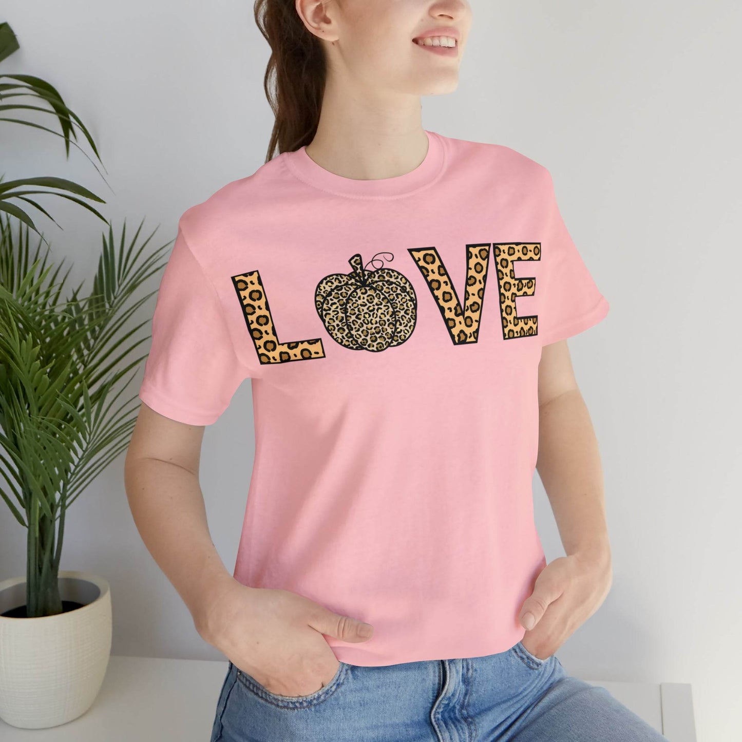 Embrace the Wild - Fall Leopard Print Shirt Leopard Print Love Fall - Pumpkin shirt - autumn shirt - Giftsmojo