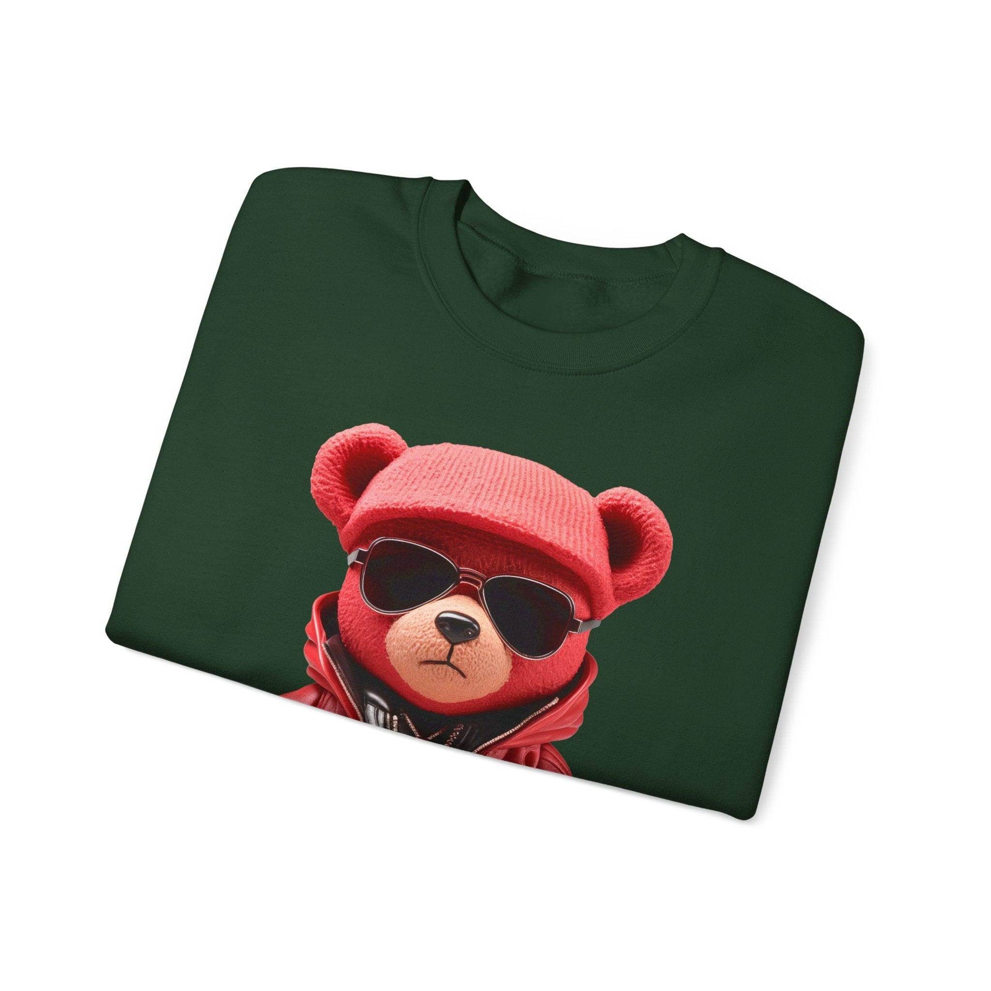 Hip-Hop Teddy Bear Sweatshirt: Elevate Your Style with Streetwear Chic - Giftsmojo