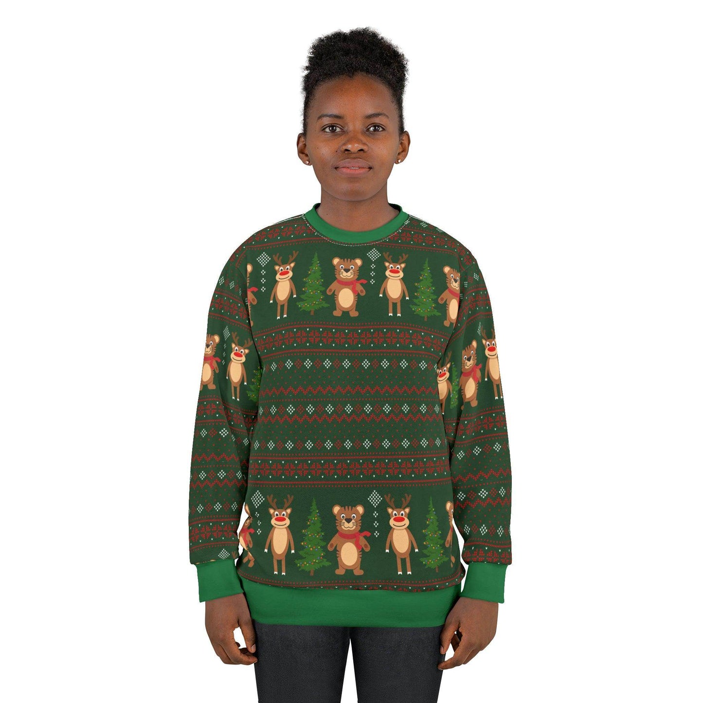 Ugly Christmas Sweatshirt Ugly Christmas Sweater Green Ugly Sweatshirt Full Ugly Christmas Shirt - Giftsmojo