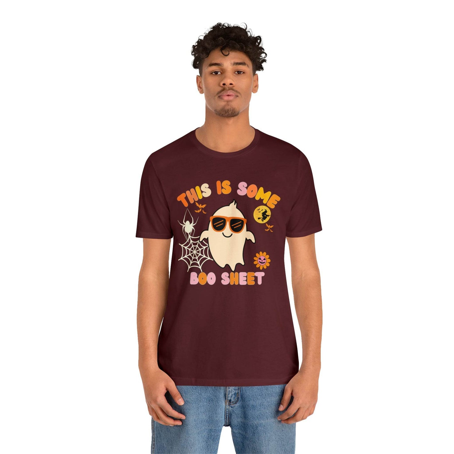 This Is Some Boo Sheet Funny Halloween Shirt Funny Halloween Costume Spooky Season Tee Funny Gift Shirt for Birthday Christmas Anniversary - Giftsmojo