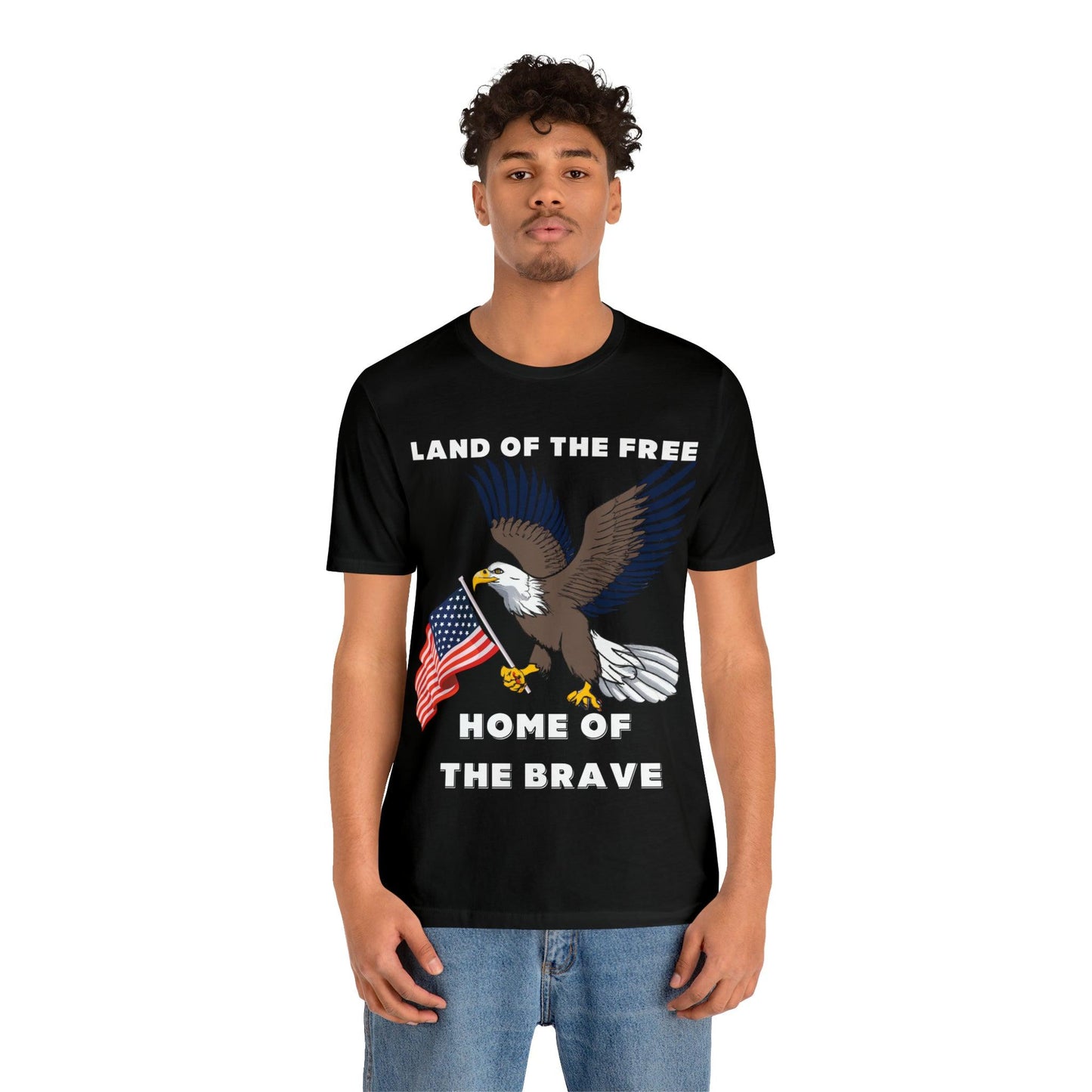 Celebrate Independence Day with Patriotic Shirts: Land of the free, Home of the Brave Shirt for Women and Men