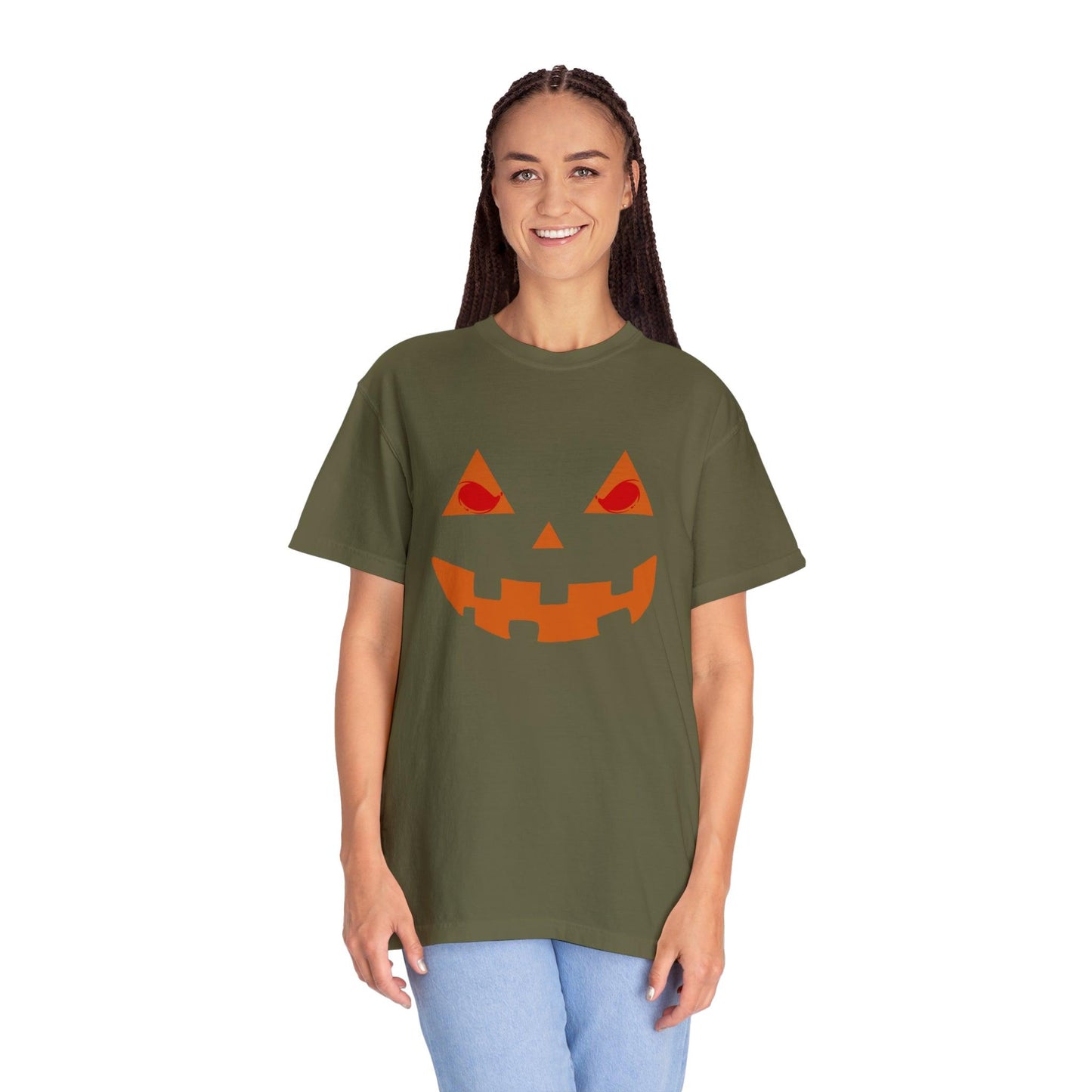 Cute Halloween Pumpkin Faces Scary Faces, Pumpkin Silhouette, Vintage Shirt Halloween Shirt Pumpkin Face Halloween Costume Comfort Colors - Giftsmojo