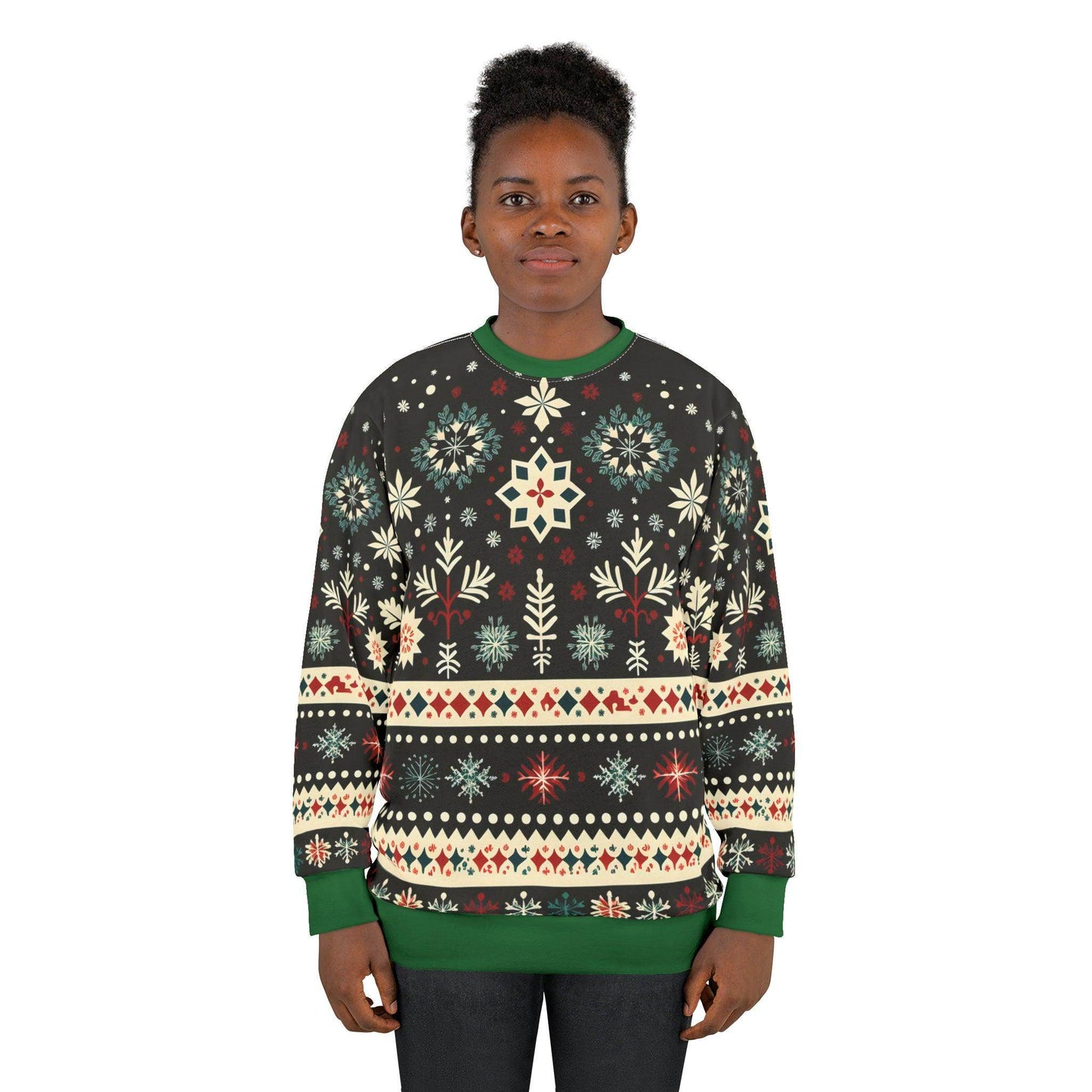Ugly Christmas Sweater Ugly Sweatshirt Christmas Sweatshirt, Womens Christmas Sweater, Christmas Crewneck Pullover Christmas Tree Holiday Sweaters Winter - Giftsmojo